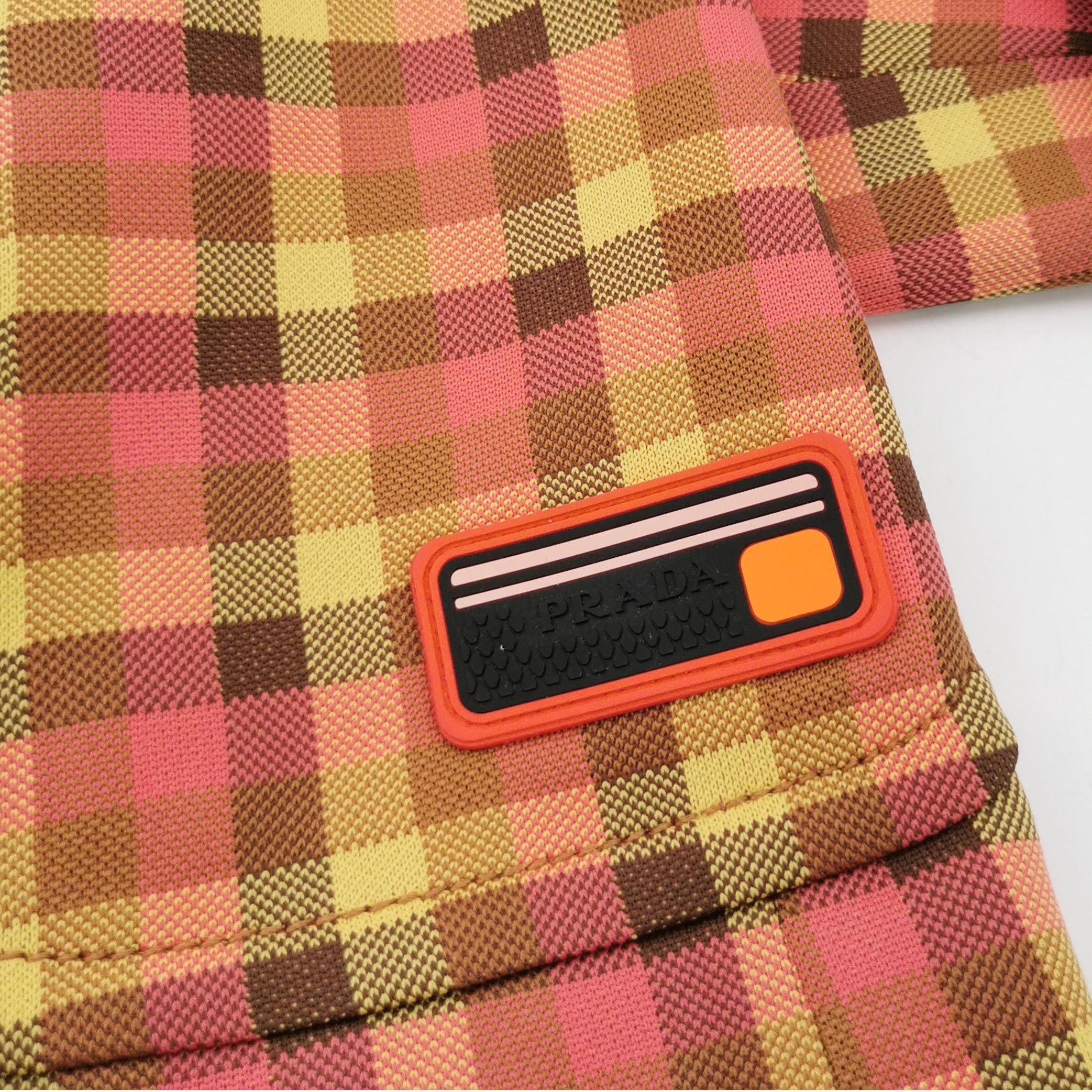 Prada Prada Color Block Plaid Single-Breasted Jacket - dmc Size M / US 6-8 / IT 42-44 - 3 Thumbnail