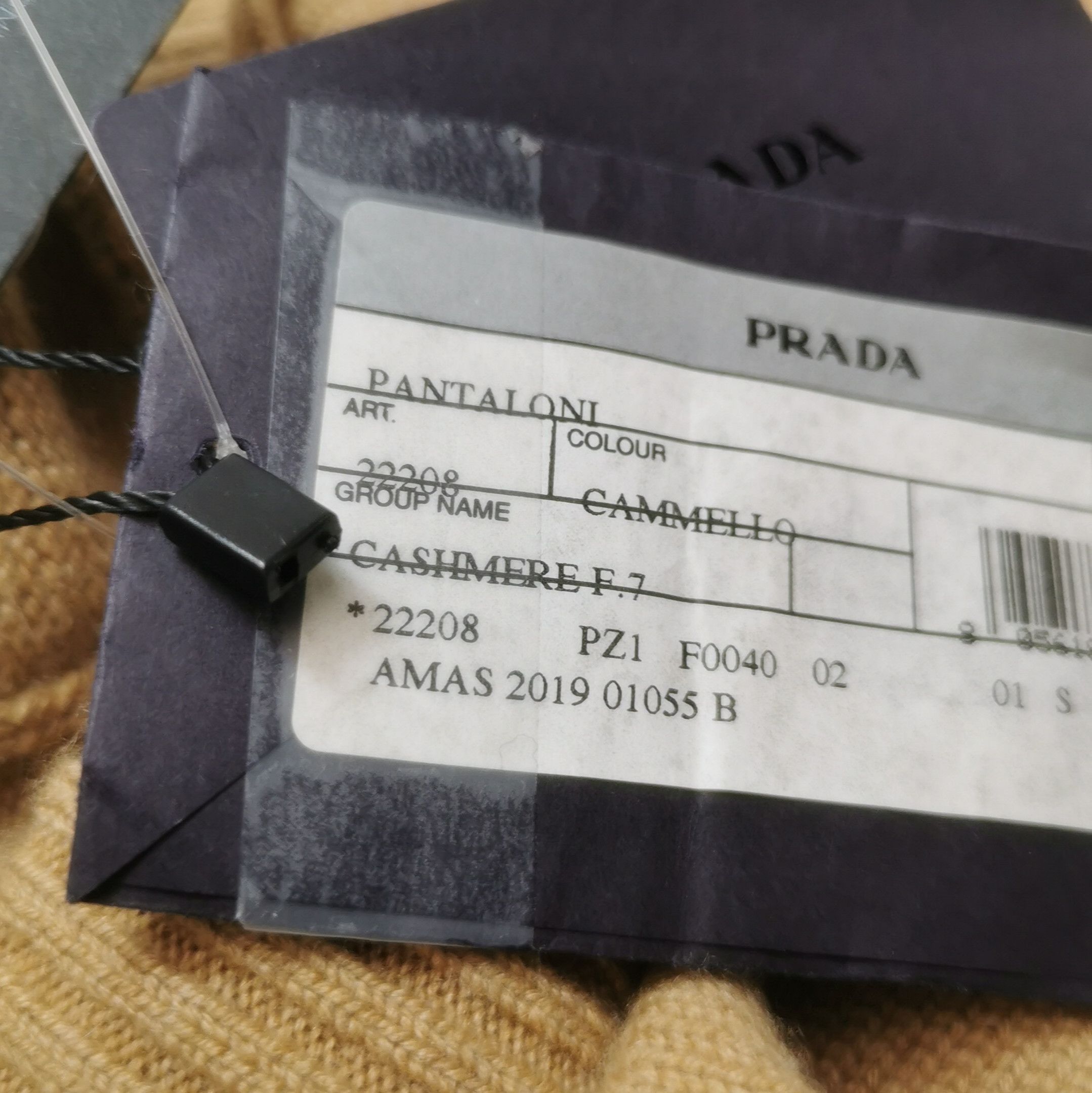 Prada Prada Cashmere Logo Pants in Camel - dmc Size 38" / US 16 / IT 52 - 10 Thumbnail