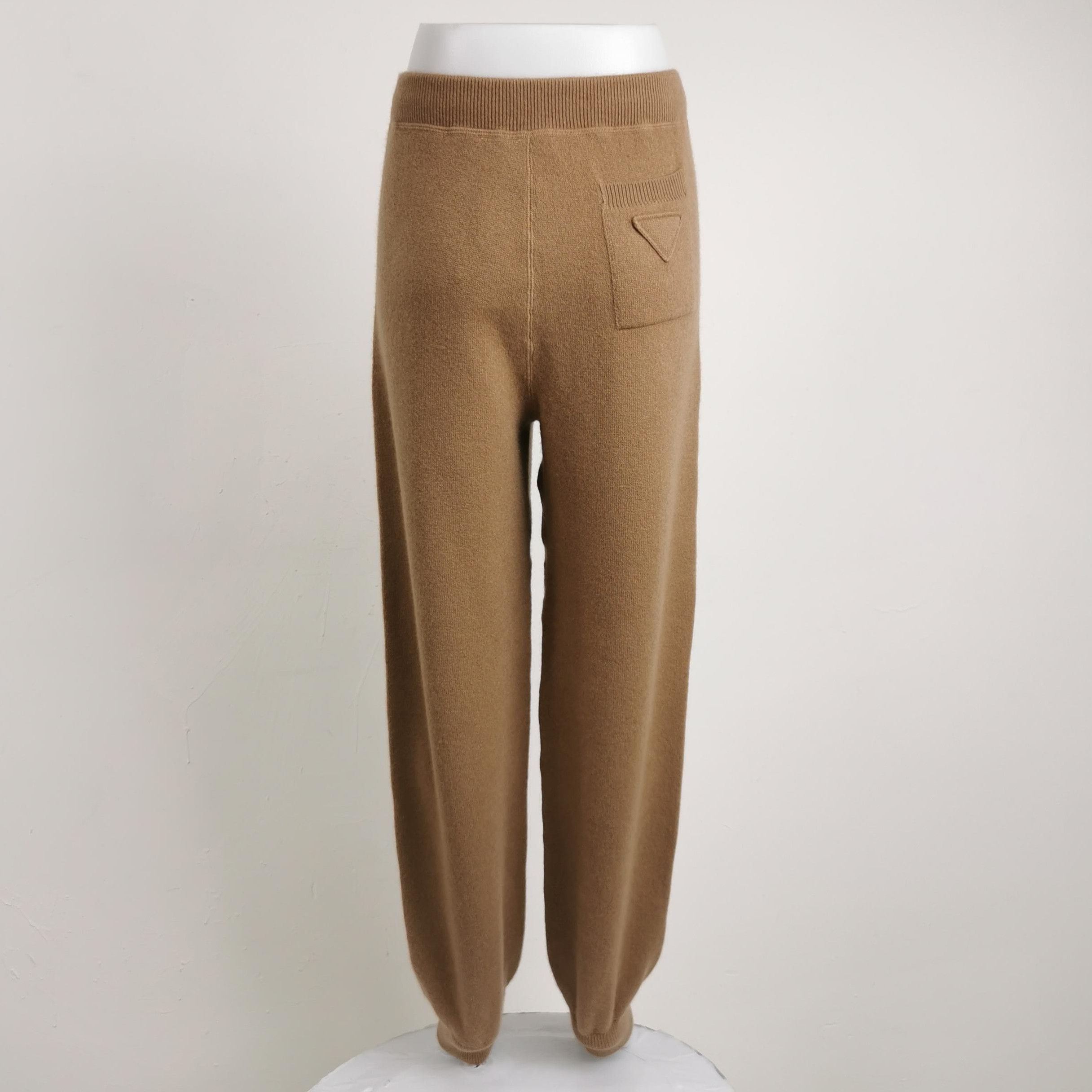 Prada Prada Cashmere Logo Pants in Solid Color - dmc Size 42" / US 20 - 2 Thumbnail