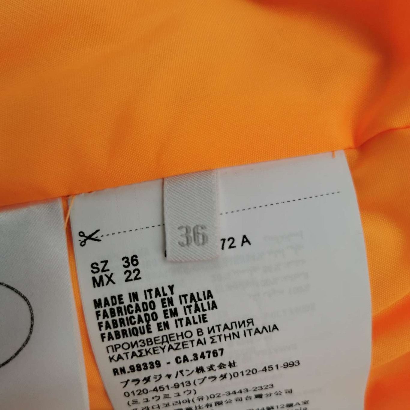 Prada Prada Wool Colorblock Logo Cotton Jacket - dmc Size XS / US 0-2 / IT 36-38 - 5 Thumbnail