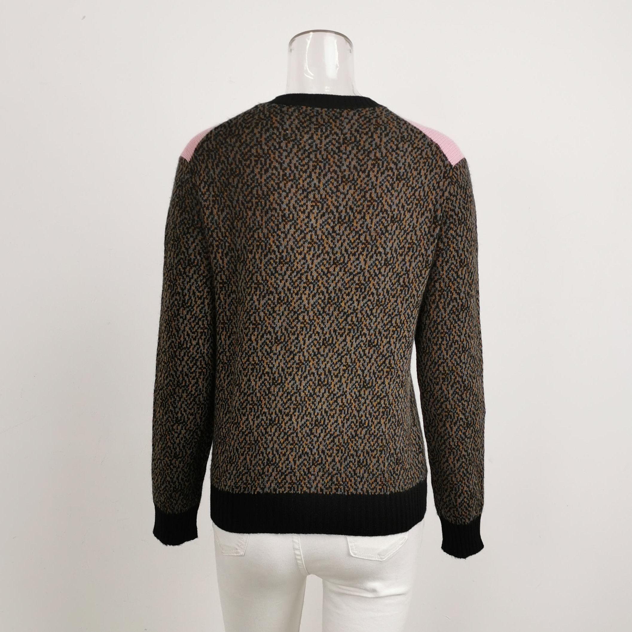Prada Prada Colorblock Knit Sweater with Round Neck - dmc Size S / US 4 / IT 40 - 2 Thumbnail