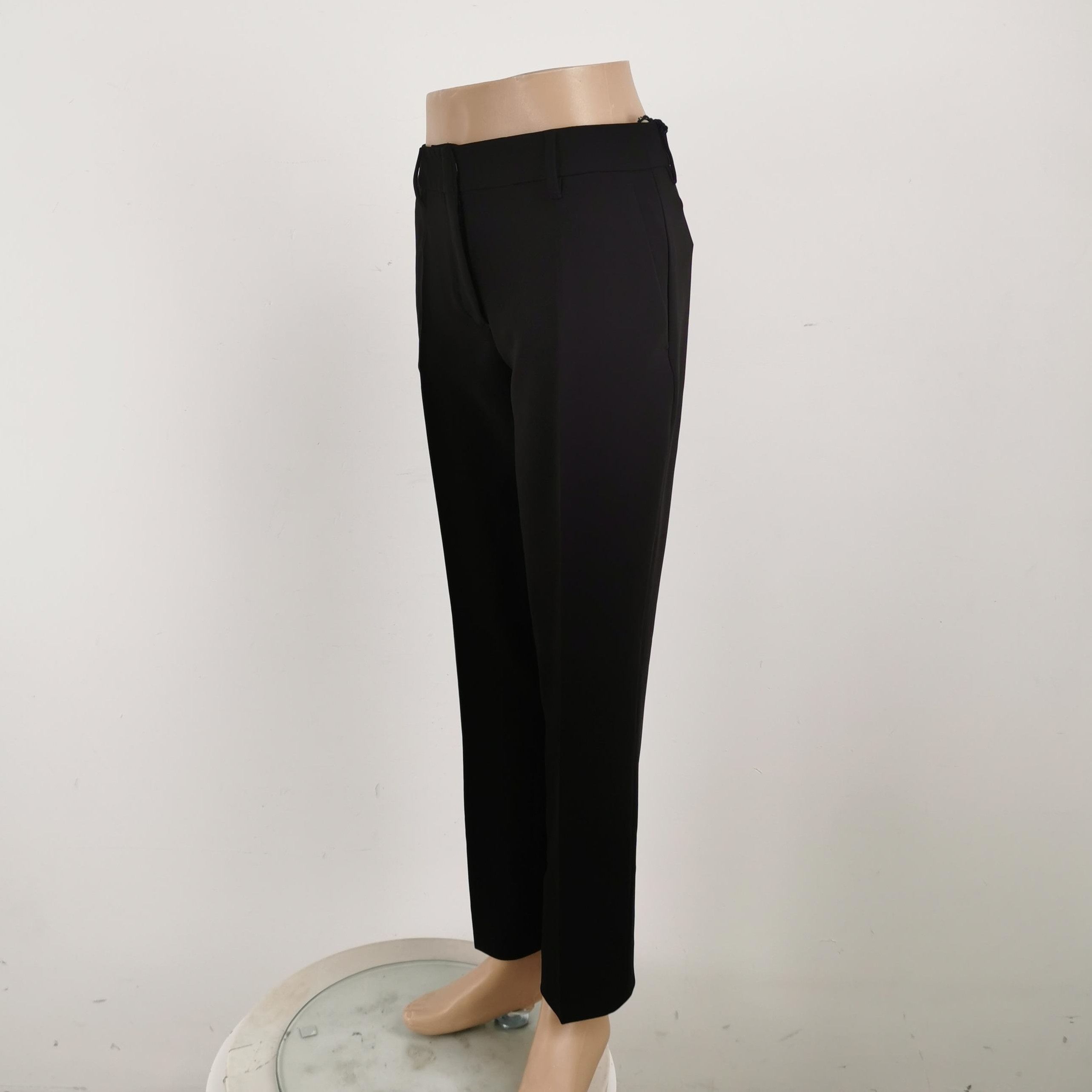 Prada Prada Elegant Black Trousers Size 38 - dmc Size 38" / US 16 / IT 52 - 2 Thumbnail