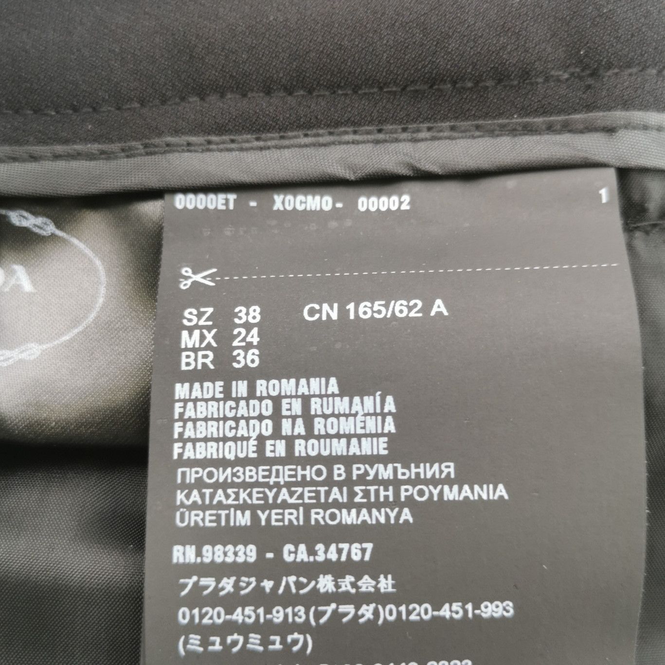 Prada Prada Elegant Black Trousers Size 38 - dmc Size 38" / US 16 / IT 52 - 7 Thumbnail