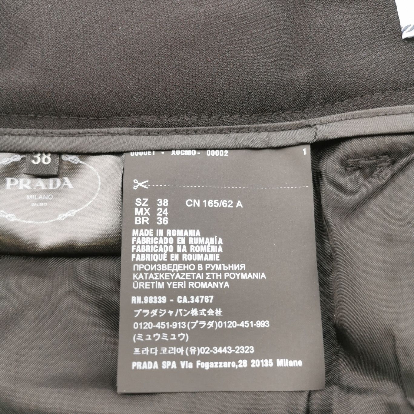 Prada Prada Elegant Black Trousers Size 38 - dmc Size 38" / US 16 / IT 52 - 7 Thumbnail
