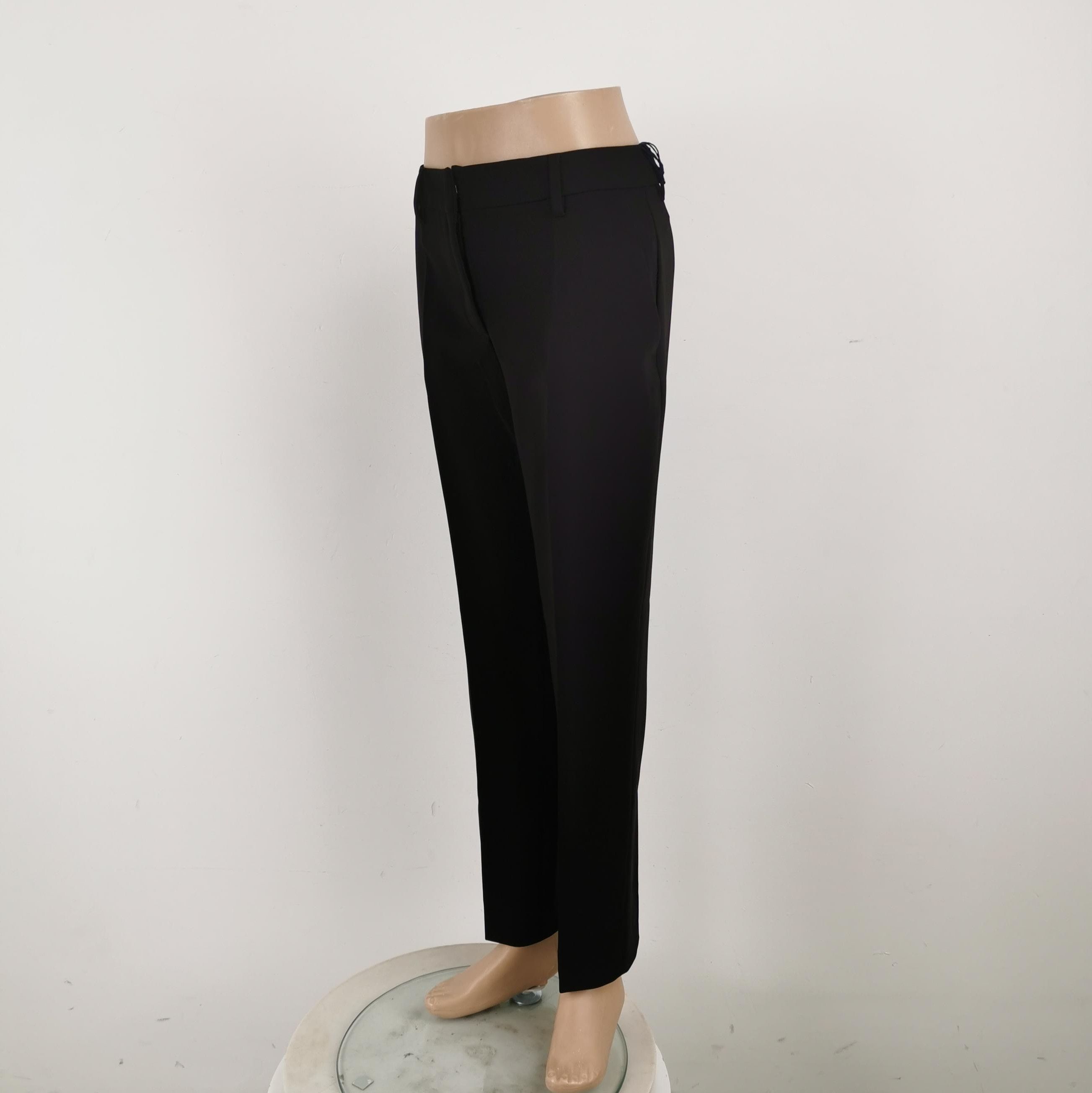 Prada Prada Elegant Black Trousers Size 38 - dmc Size 38" / US 16 / IT 52 - 2 Thumbnail