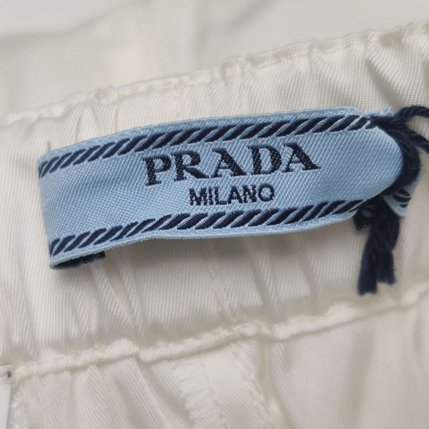 Prada Prada White Triangle Logo Swim Shorts - dmc Size 40" / US 18 - 4 Thumbnail