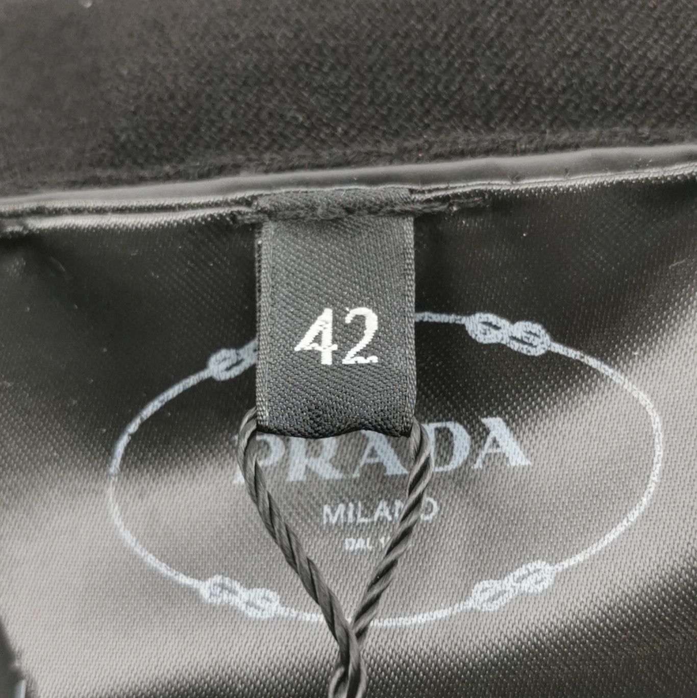 Prada Prada Black Hollow High Neck Dress Size 42 - dmc Size L / US 10 / IT 46 - 6 Thumbnail