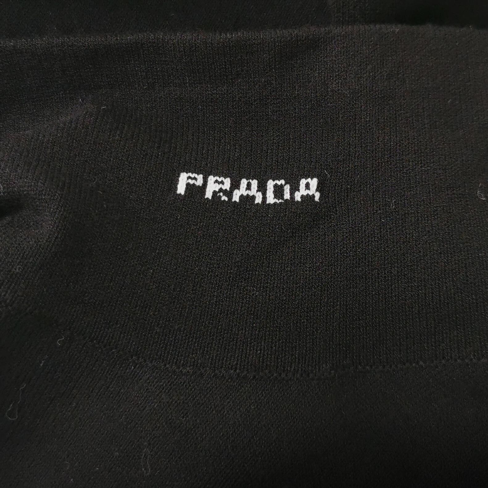 Prada Prada Black Hollow High Neck Dress Size 42 - dmc Size L / US 10 / IT 46 - 3 Thumbnail