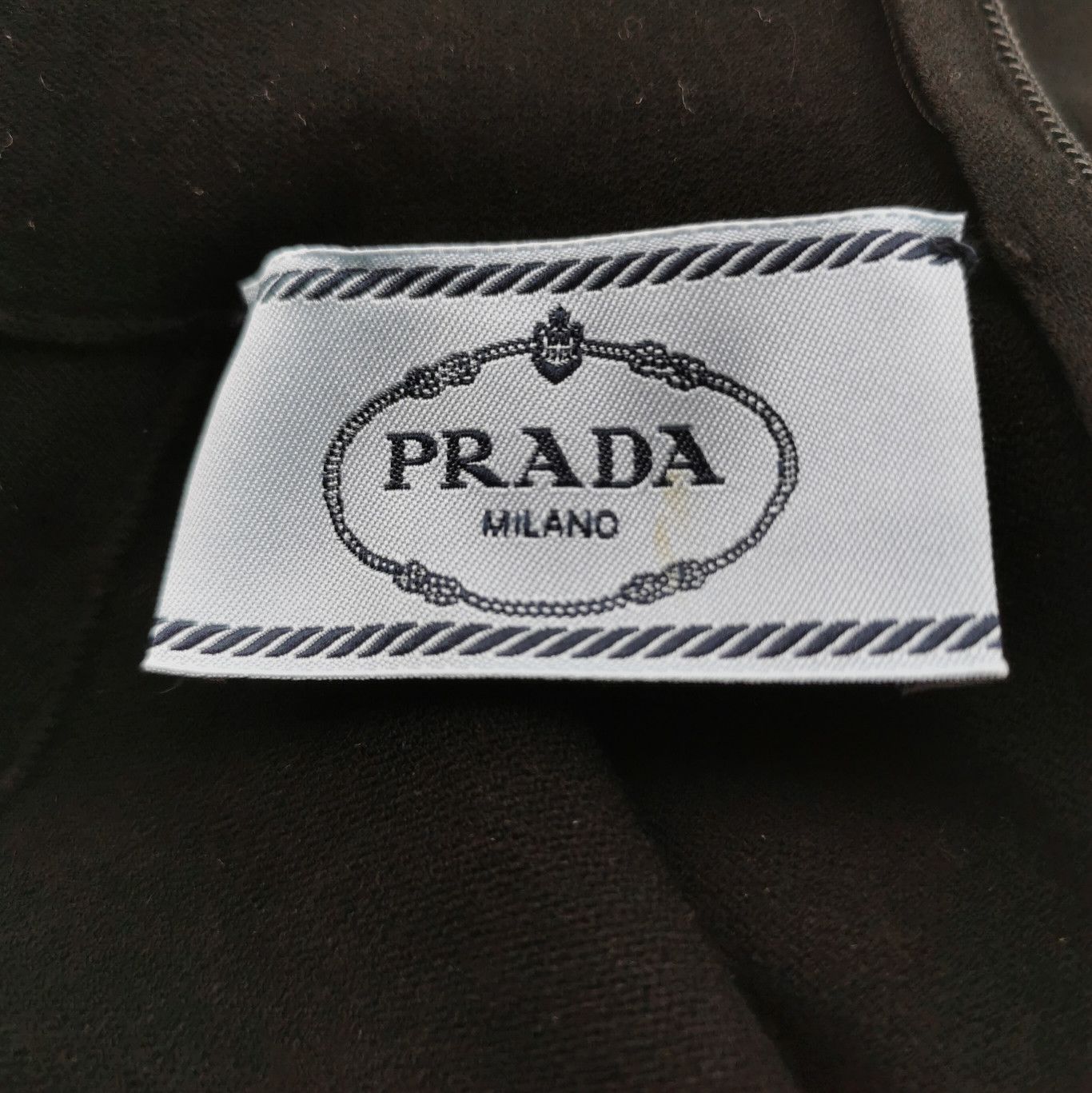 Prada Prada Black Hollow High Neck Dress Size 42 - dmc Size L / US 10 / IT 46 - 5 Thumbnail