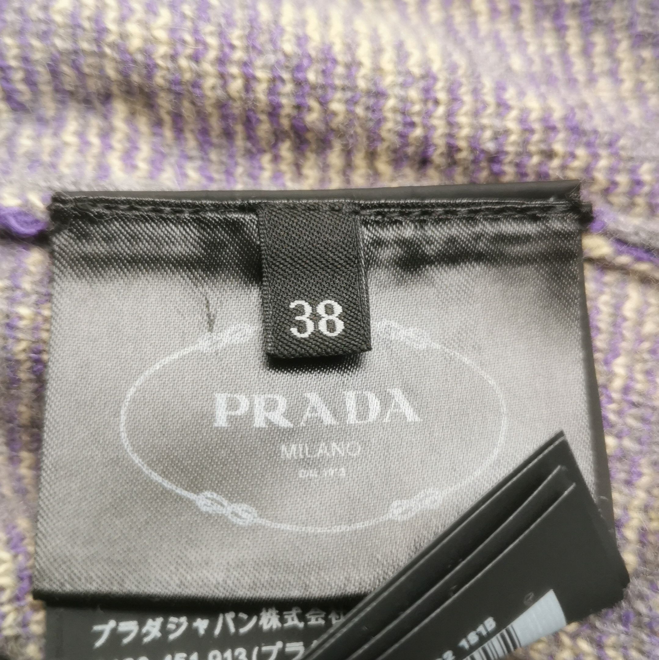 Prada Prada Colorblock Wool Cashmere Blend Sweater - dmc Size M / US 6-8 / IT 42-44 - 9 Thumbnail