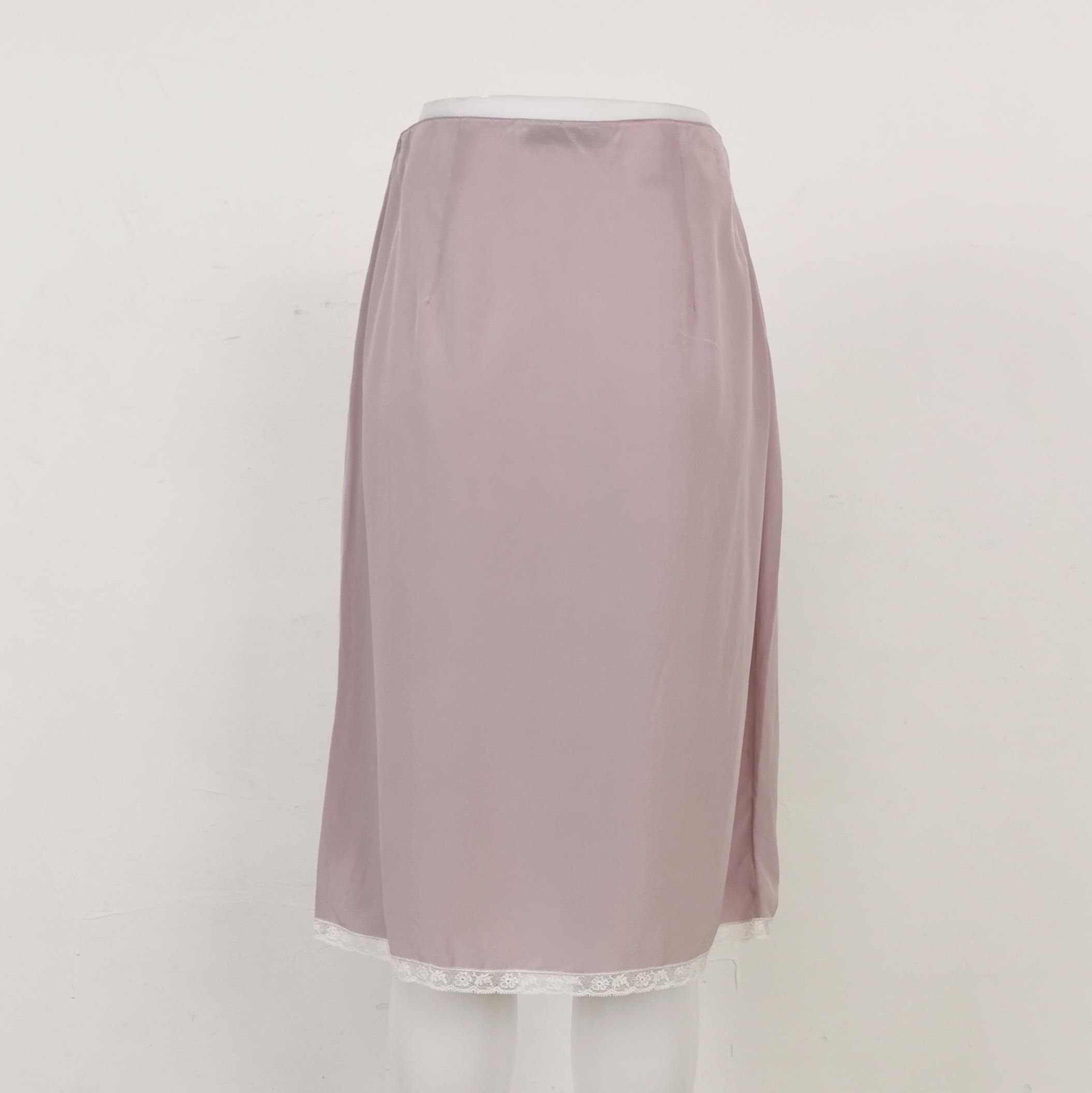 Prada Prada Sequined Midi Skirt in Light Purple - dmc Size 22" - 4 Thumbnail