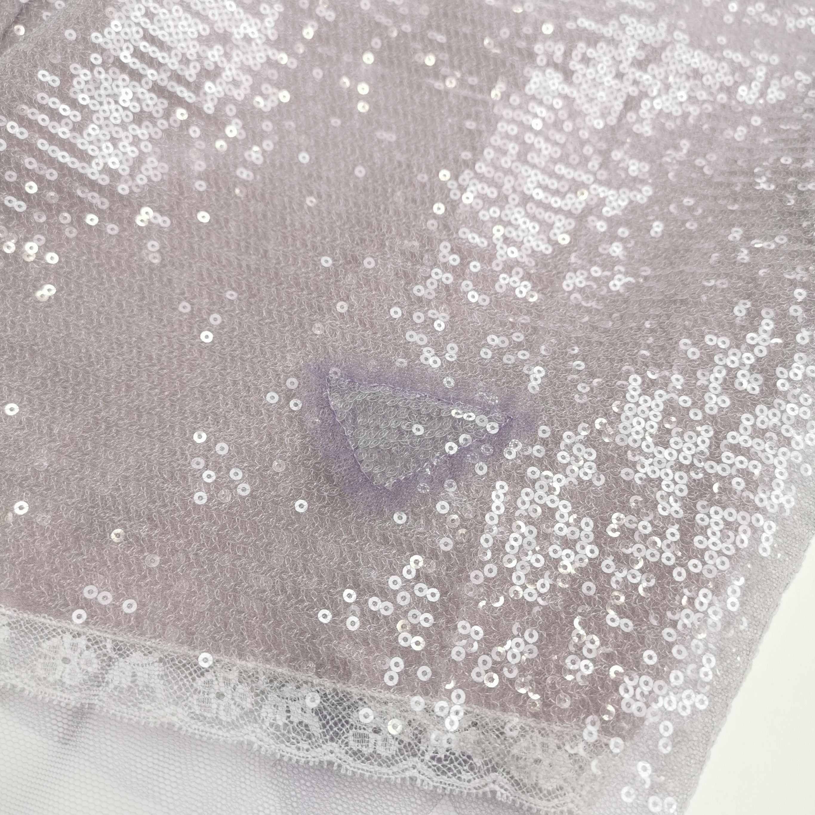 Prada Prada Sequined Midi Skirt in Light Purple - dmc Size 22" - 5 Thumbnail