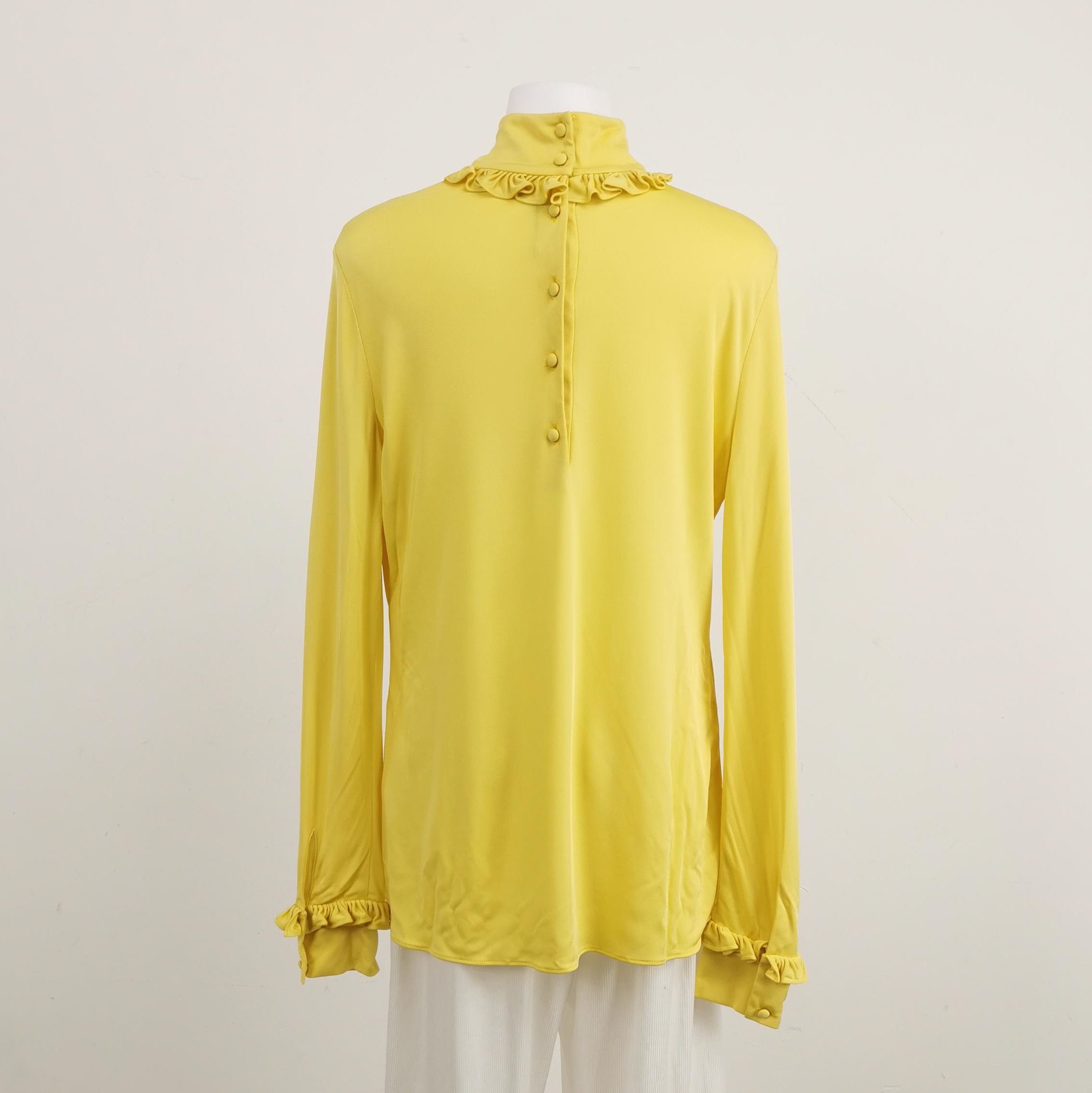 Prada Prada Solid Turtleneck Top in Yellow - dmc Size M / US 6-8 / IT 42-44 - 2 Thumbnail