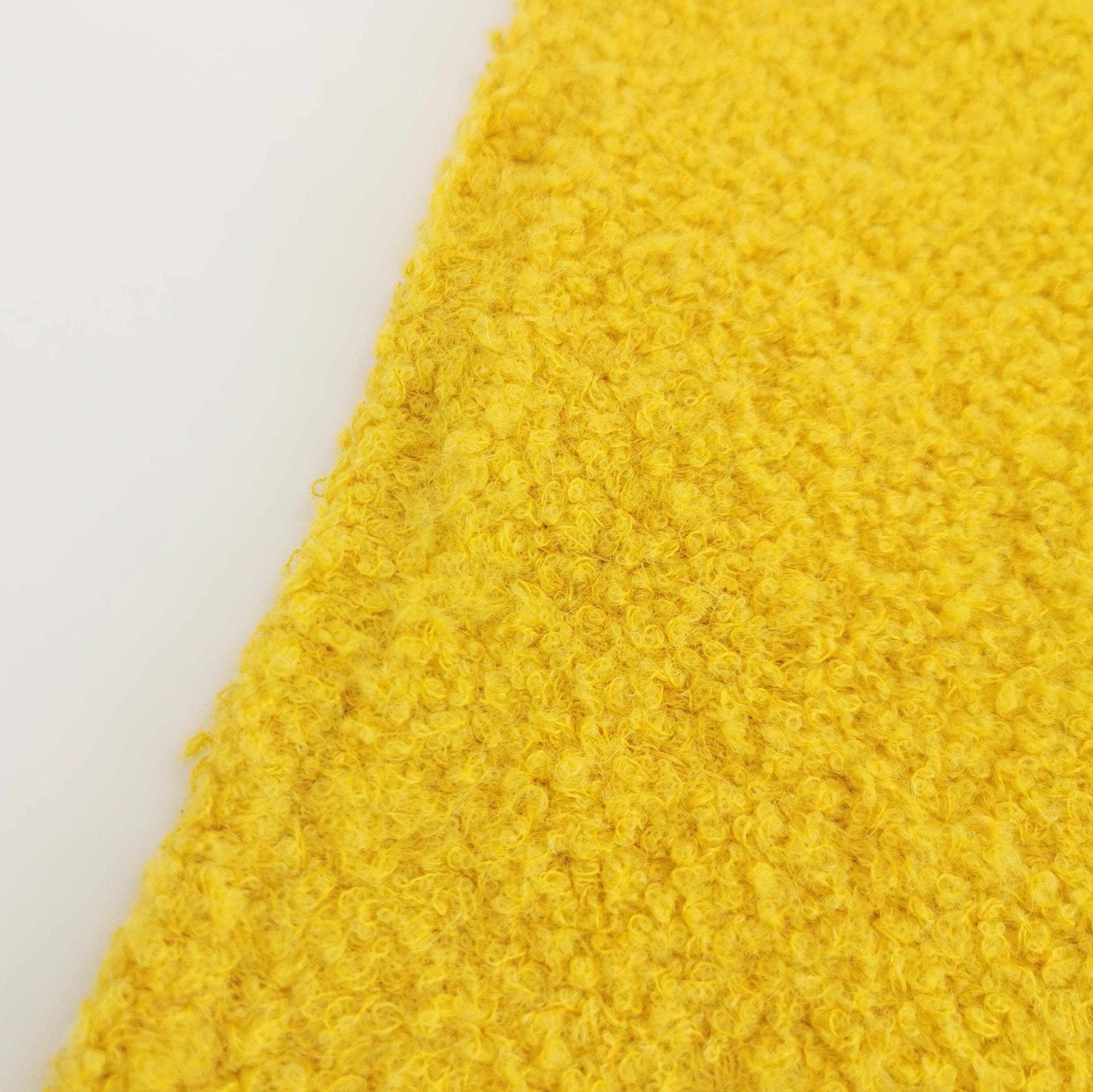 Prada Prada Yellow Alpaca Blend Midi Skirt - dmc Size 42" / US 20 - 5 Thumbnail