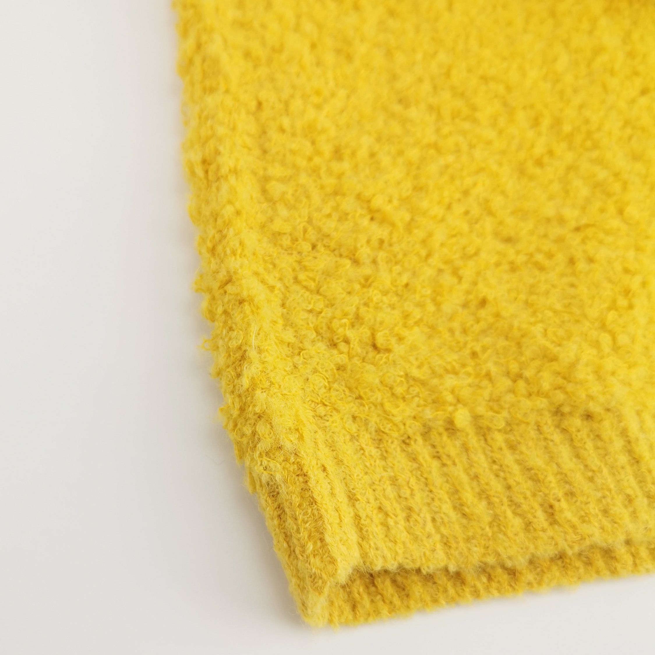 Prada Prada Yellow Alpaca Blend Midi Skirt - dmc Size 42" / US 20 - 4 Thumbnail