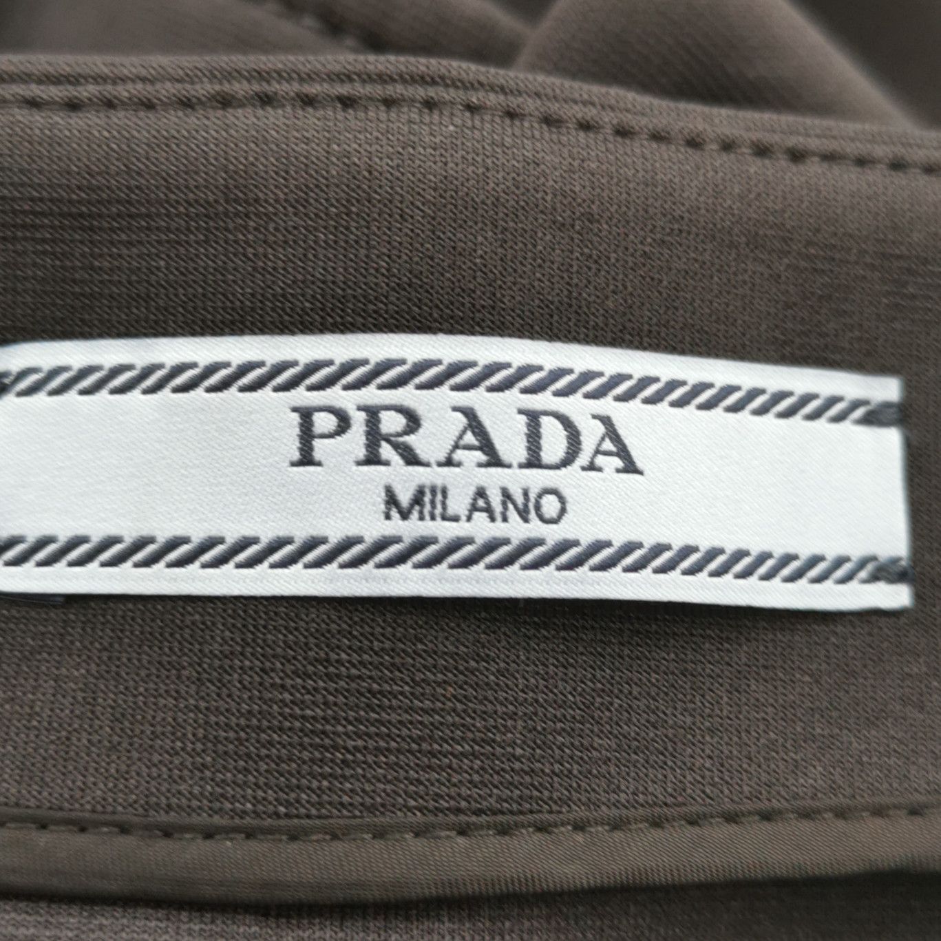 Prada Prada Logo Appliqué Skirt in Black - dmc Size 38" / US 16 / IT 52 - 4 Thumbnail