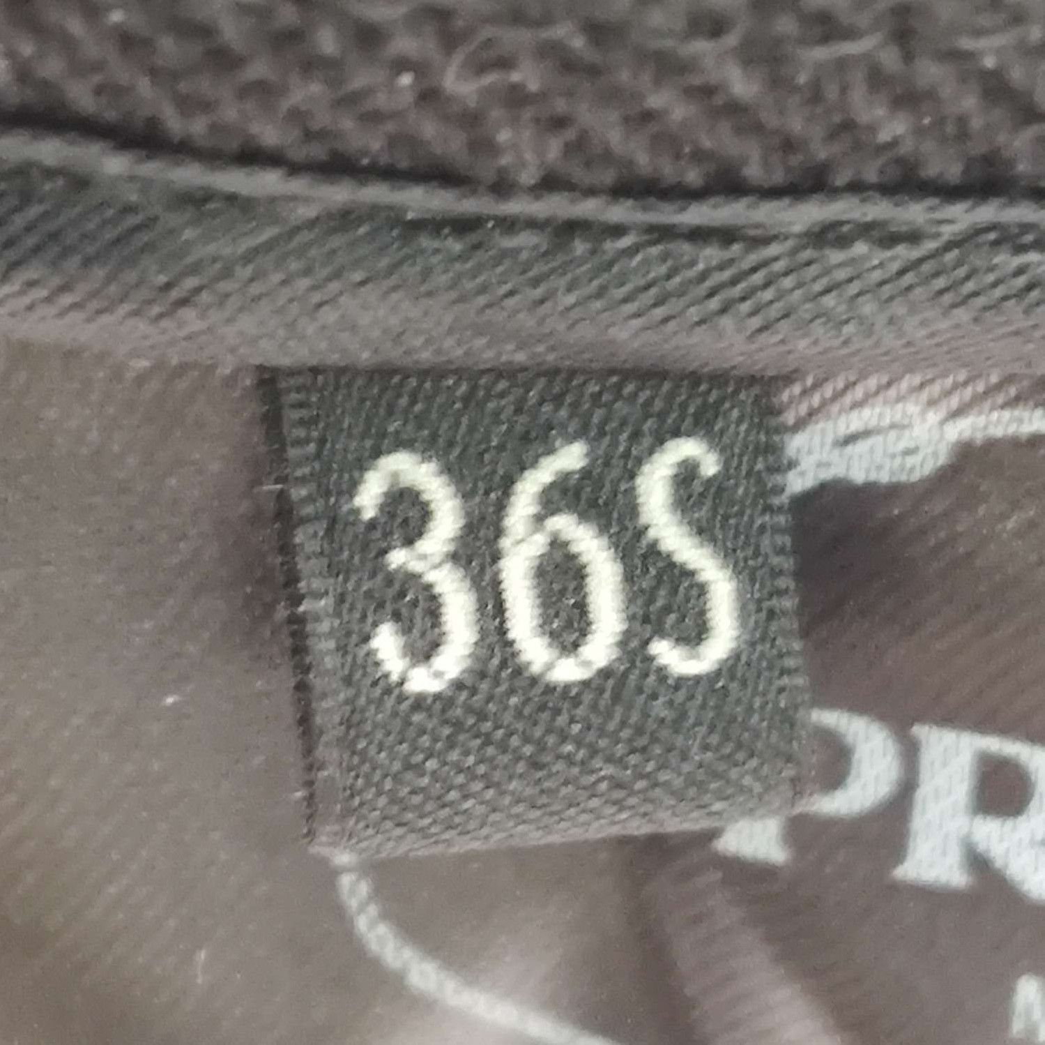Prada Prada Black Cotton Triangle Logo Trousers Size 36 - dmc Size 22" - 6 Thumbnail