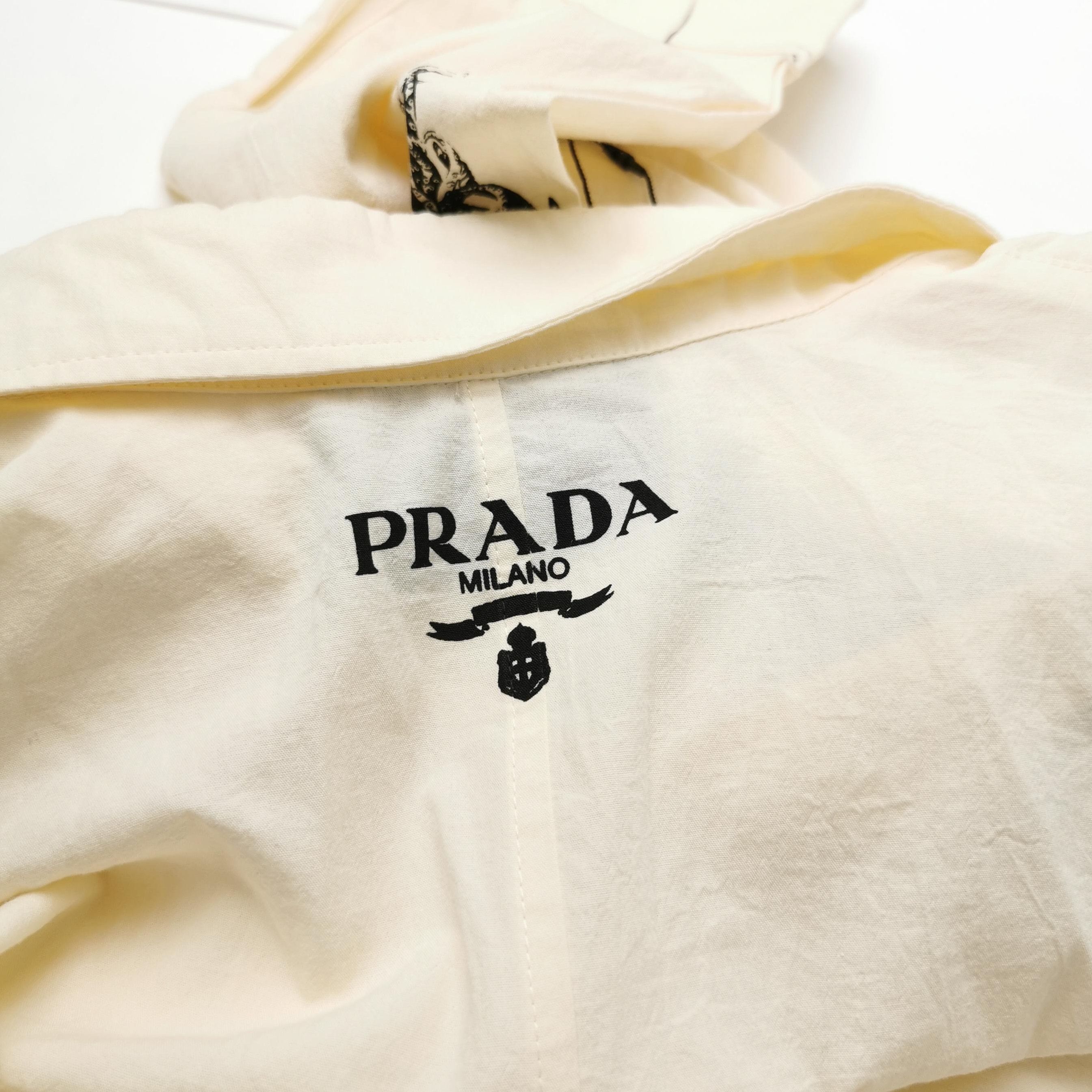 Prada Prada Color Block Pattern Long Sleeve Dress - dmc Size M / US 6-8 / IT 42-44 - 5 Thumbnail