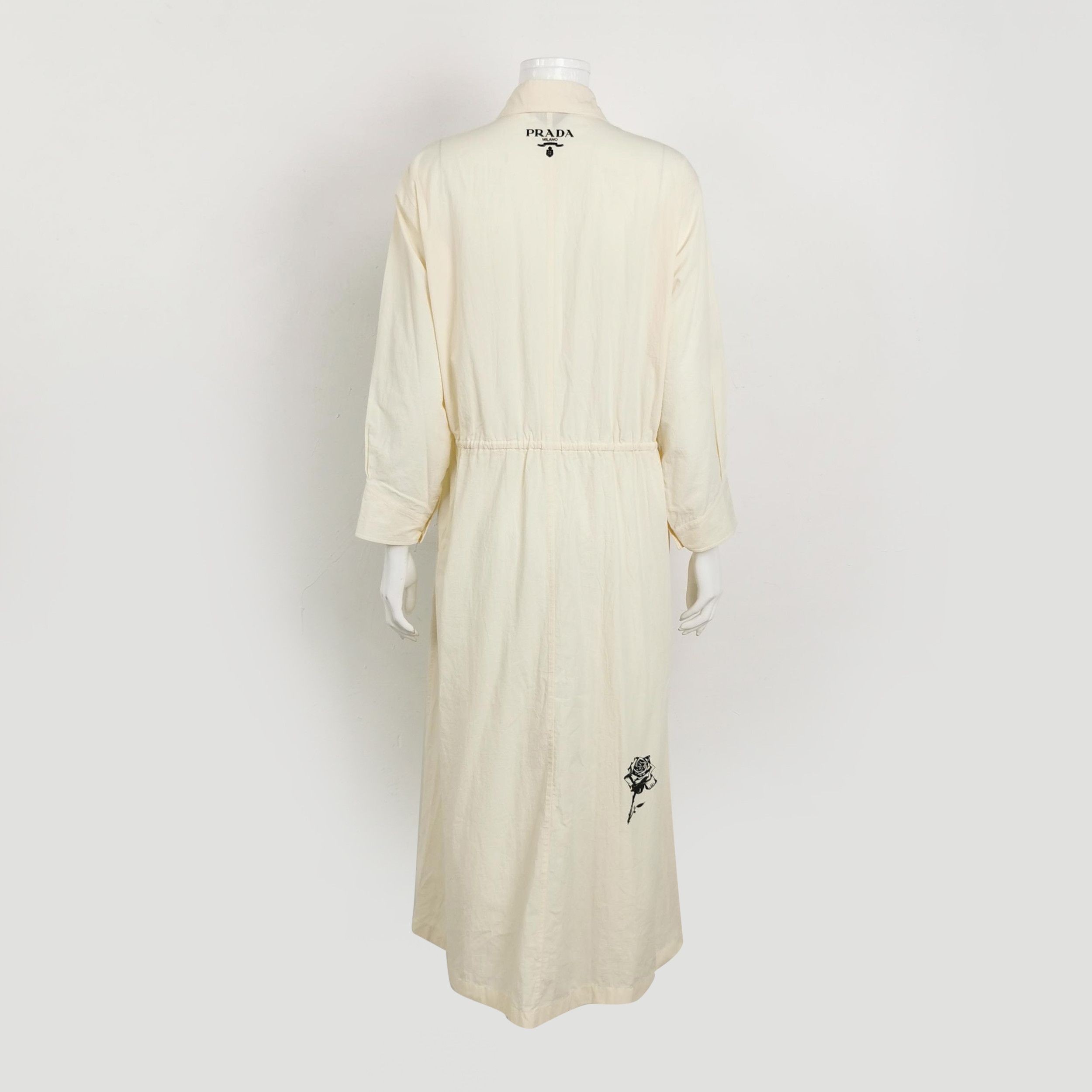 Prada Prada Color Block Pattern Long Sleeve Dress - dmc Size M / US 6-8 / IT 42-44 - 2 Thumbnail