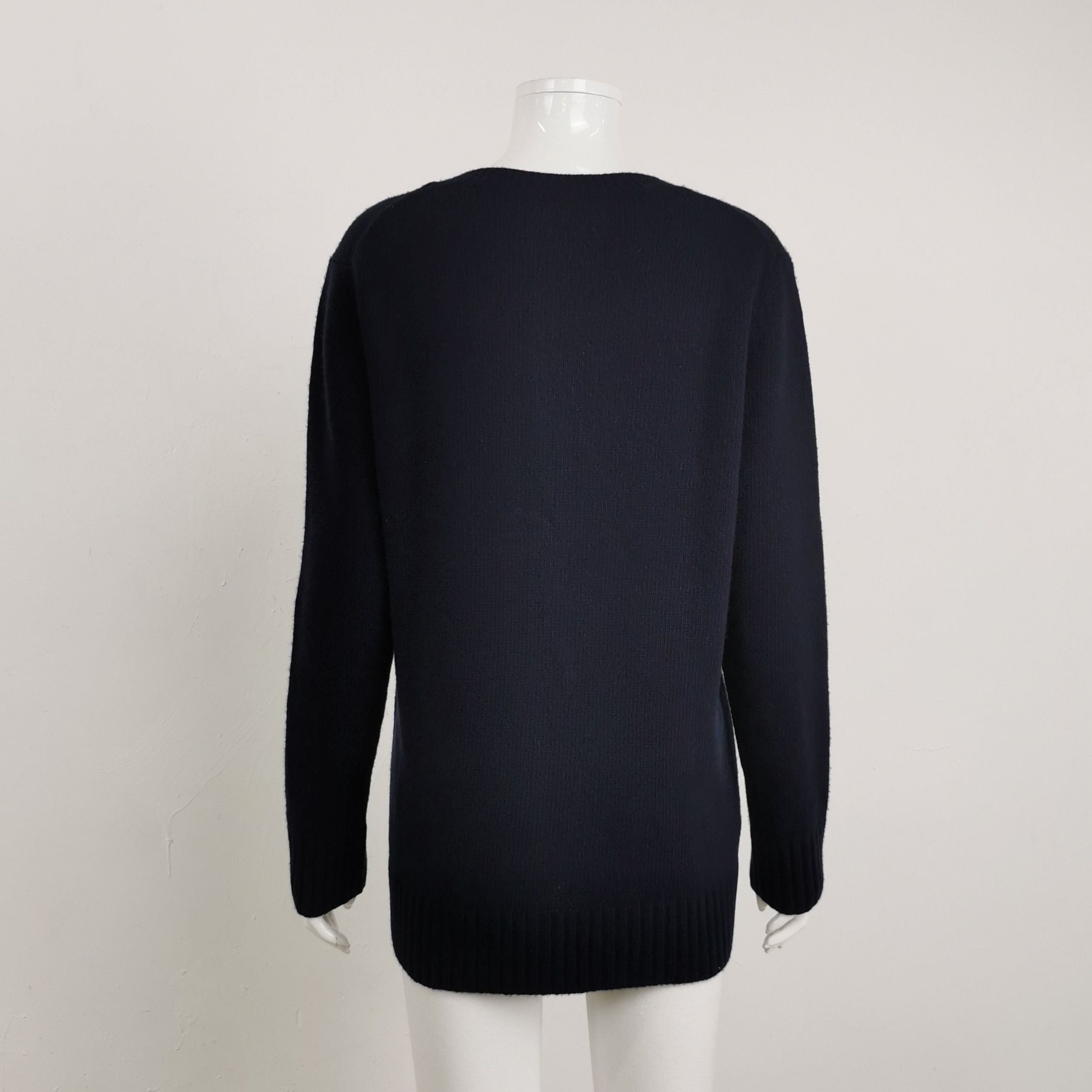 Prada Prada Plush Blend V-Neck Long Sleeve Sweater - dmc Size XS / US 0-2 / IT 36-38 - 2 Thumbnail