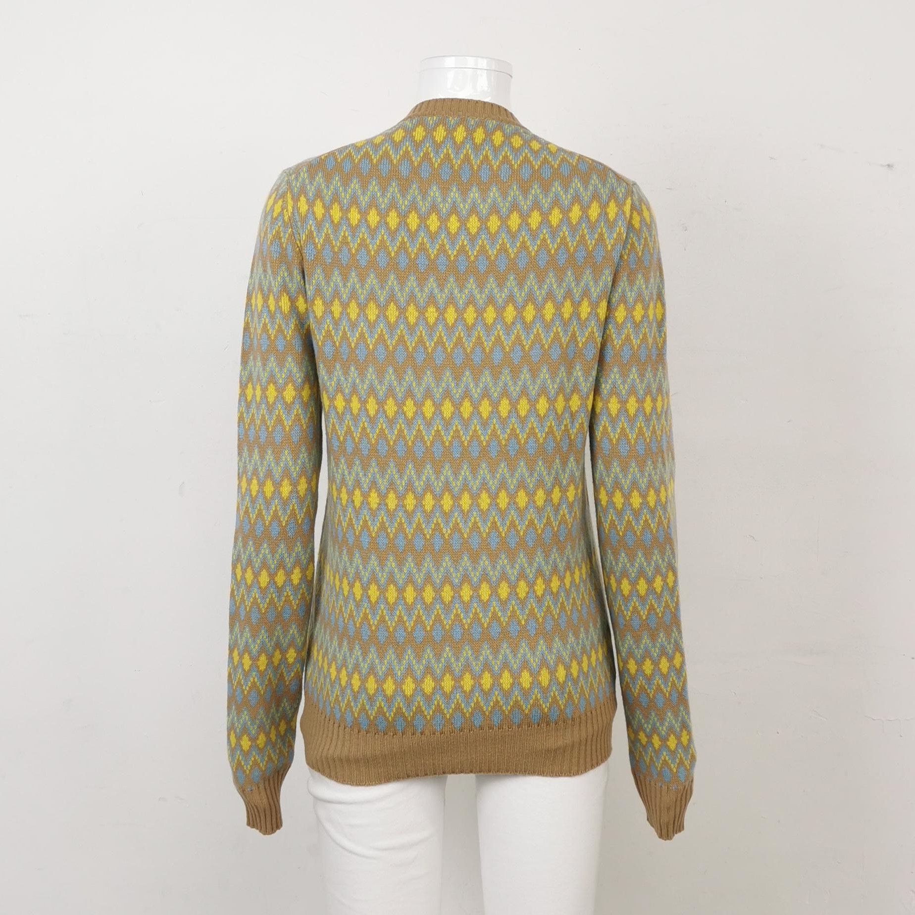 Prada Prada Colorful Logo Knit Sweater - dmc Size M / US 6-8 / IT 42-44 - 2 Thumbnail
