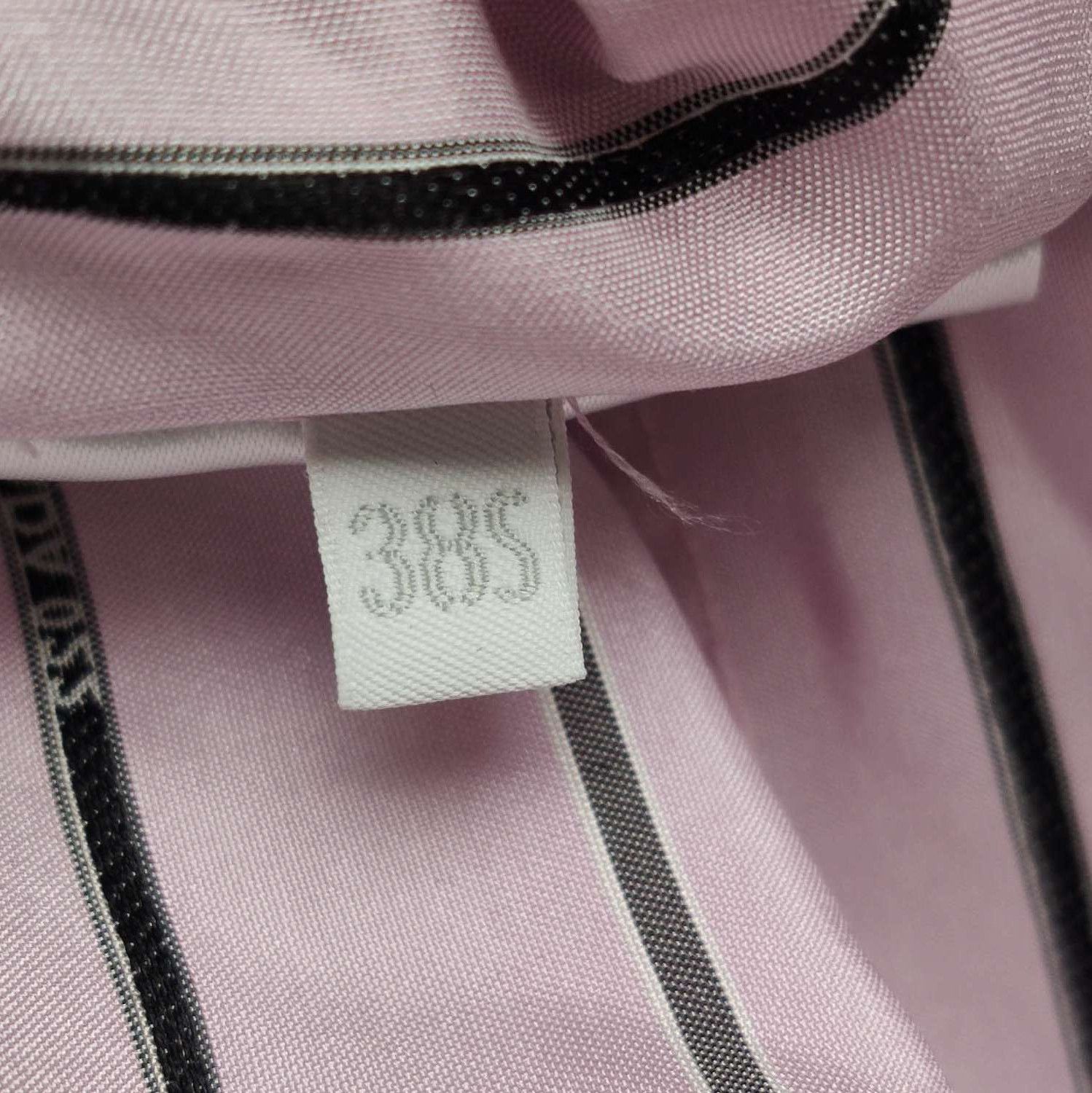 Prada Prada Striped Silk Collar Dress in Pink - dmc Size S / US 4 / IT 40 - 9 Thumbnail