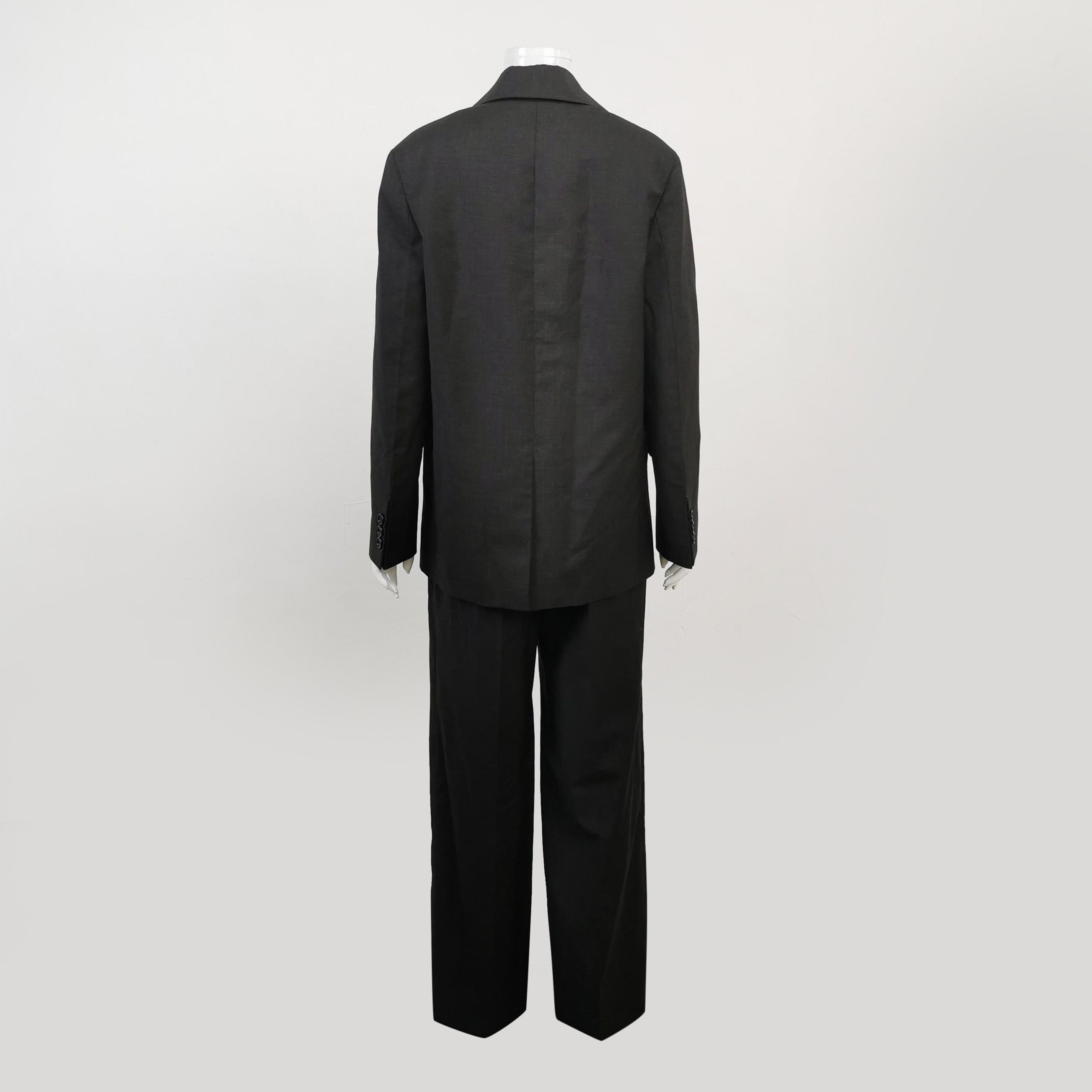 Prada Prada Black Wool Long Sleeve Suit Set - dmc Size S / US 4 / IT 40 - 2 Thumbnail