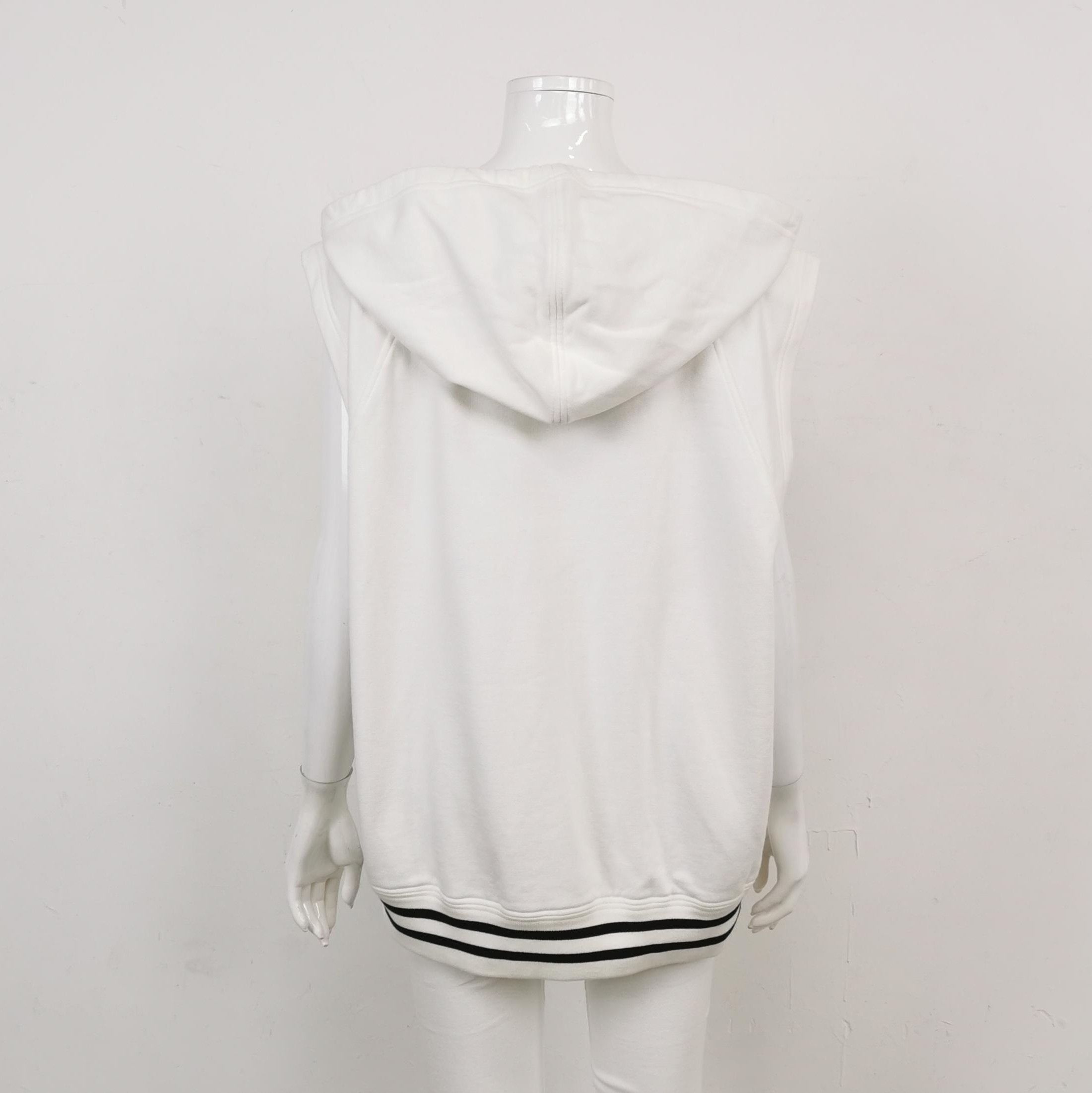 Prada Prada Colorblock Logo Hooded Sleeveless Sweatshirt - dmc Size M / US 6-8 / IT 42-44 - 2 Thumbnail