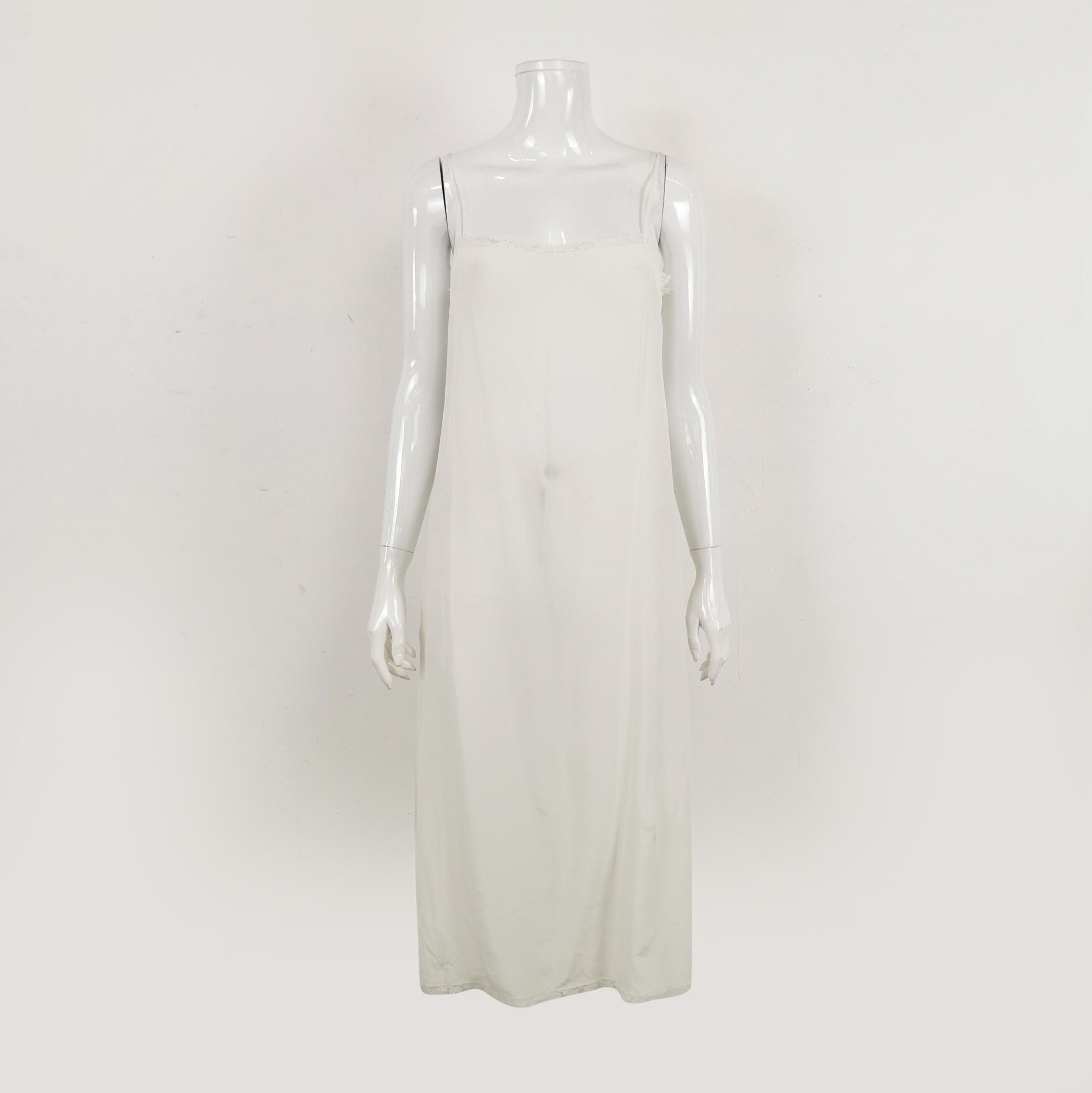Prada Prada Striped Silk Long-Sleeve Dress in Size 40 - dmc Size L / US 10 / IT 46 - 3 Thumbnail