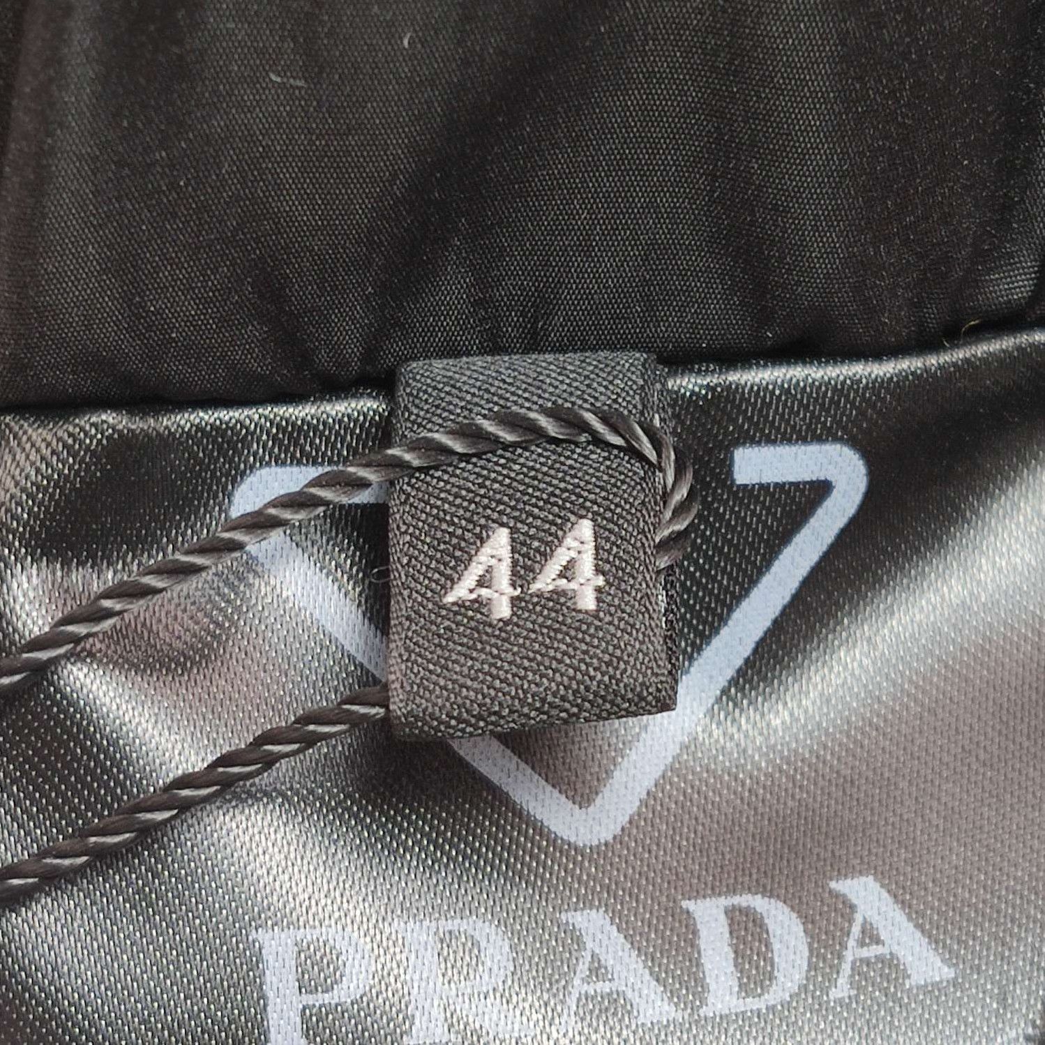 Prada Prada Quilted Logo Black Shorts Size 44 - dmc Size 42" / US 20 - 6 Thumbnail