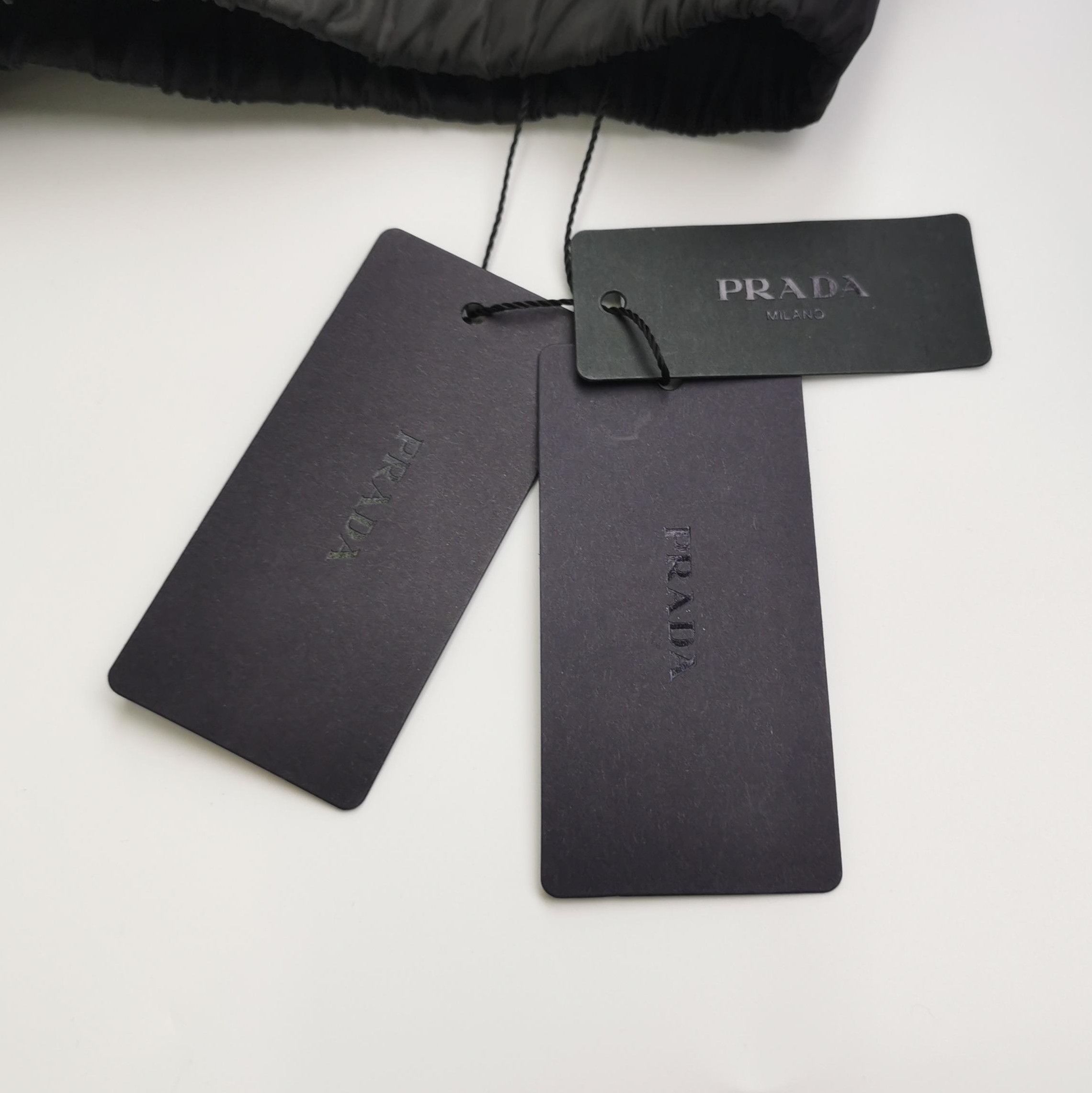 Prada Prada Quilted Logo Black Shorts Size 44 - dmc Size 42" / US 20 - 4 Thumbnail