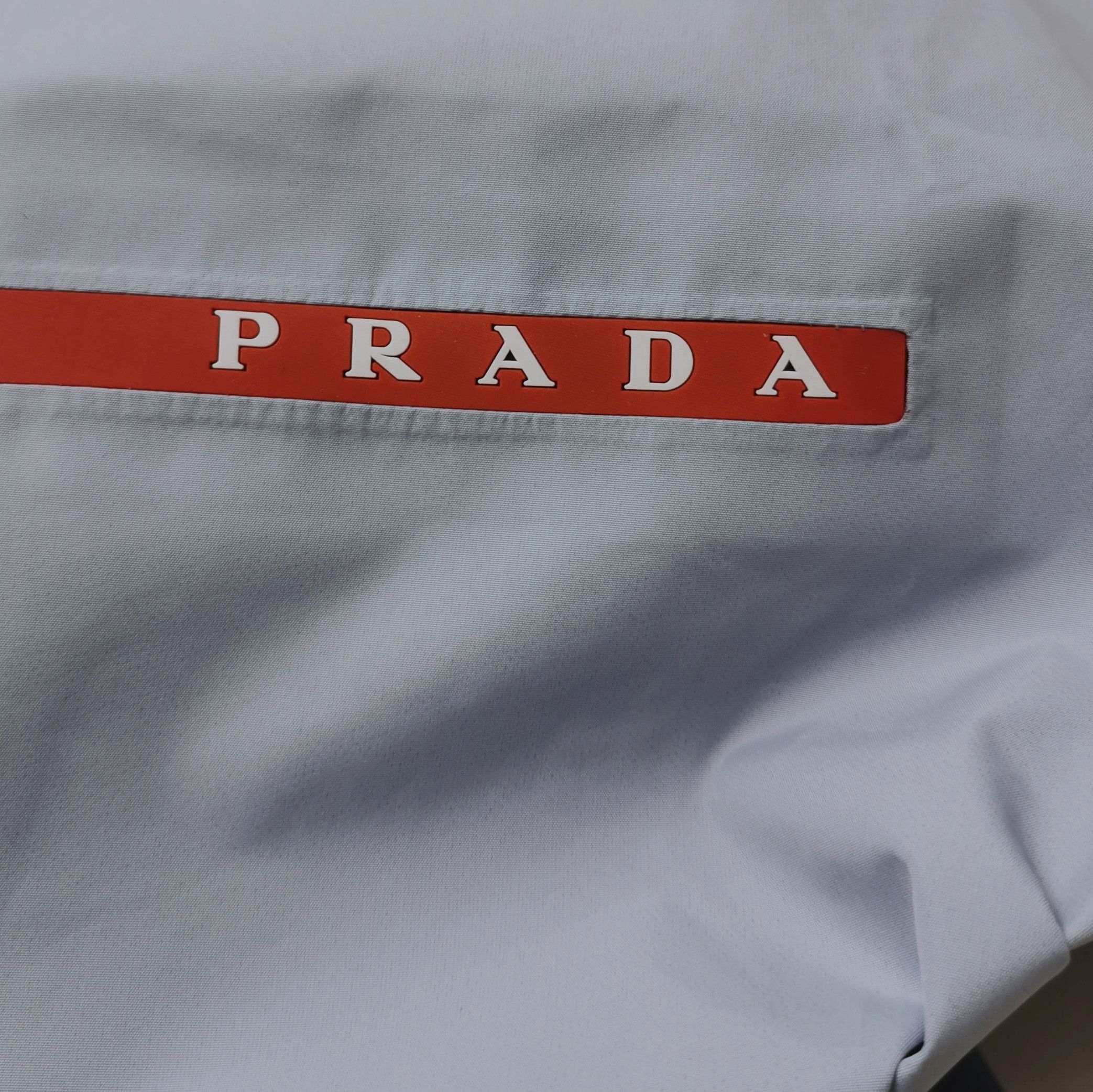 Prada Prada Colorful Logo Round-Neck Top in Blue - dmc Size M / US 6-8 / IT 42-44 - 3 Thumbnail