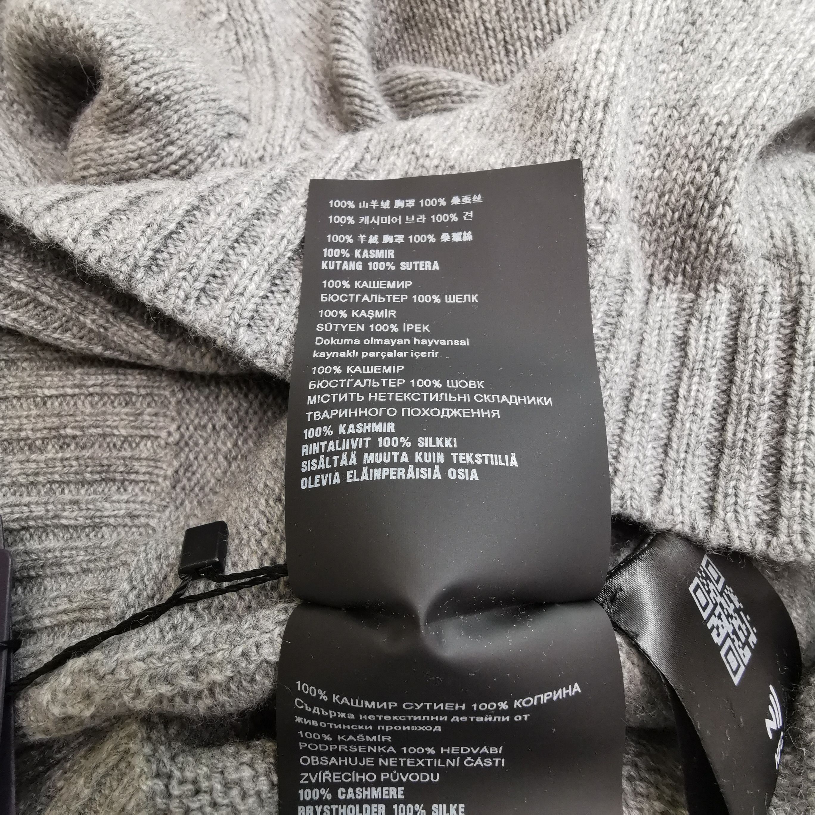 Prada Prada Gray Cashmere Long Sleeve Knit Sweater - dmc Size S / US 4 / IT 40 - 8 Thumbnail