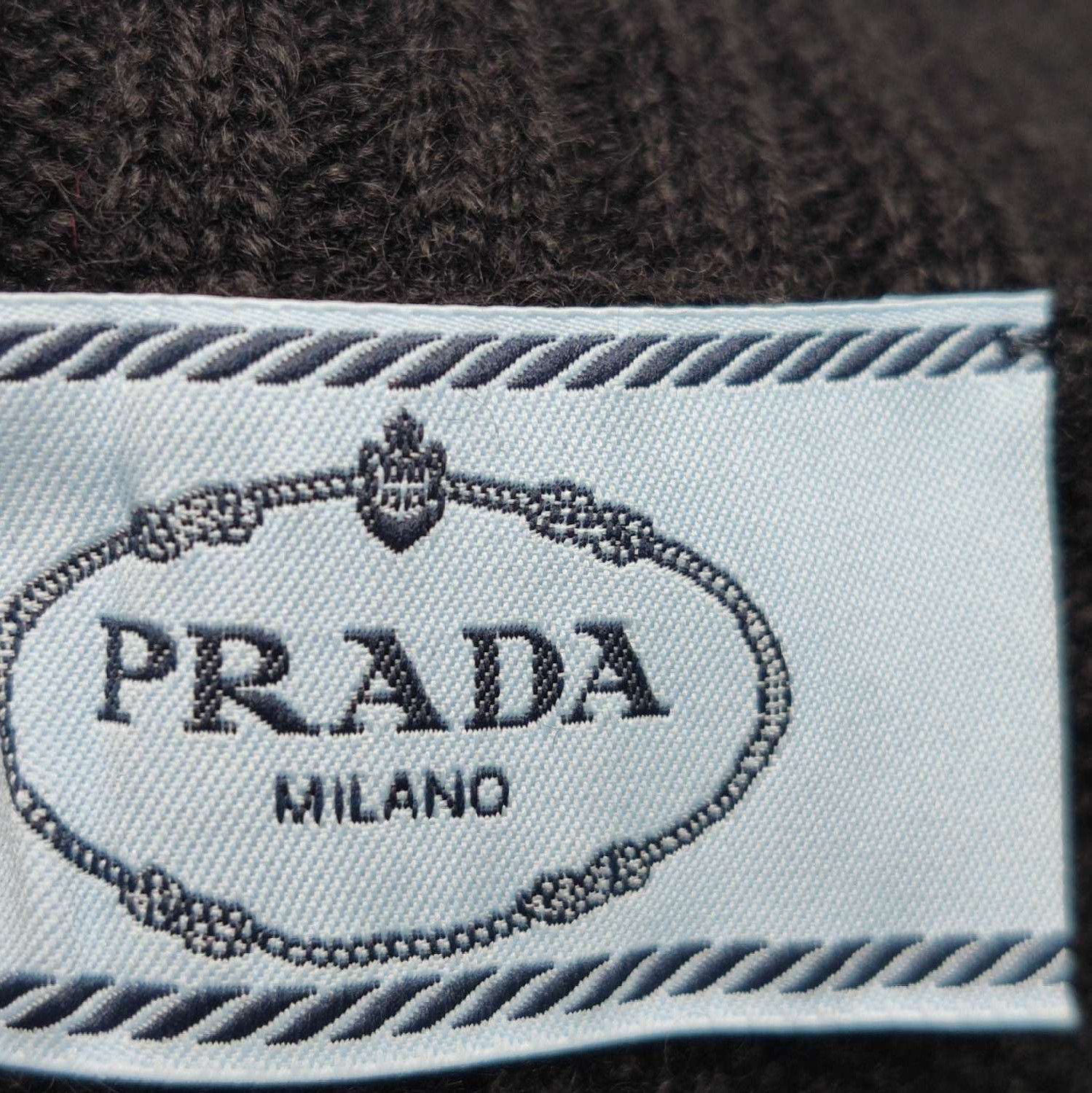 Prada Prada Black Cashmere High-Neck Long Sleeve Dress - dmc Size S / US 4 / IT 40 - 5 Thumbnail