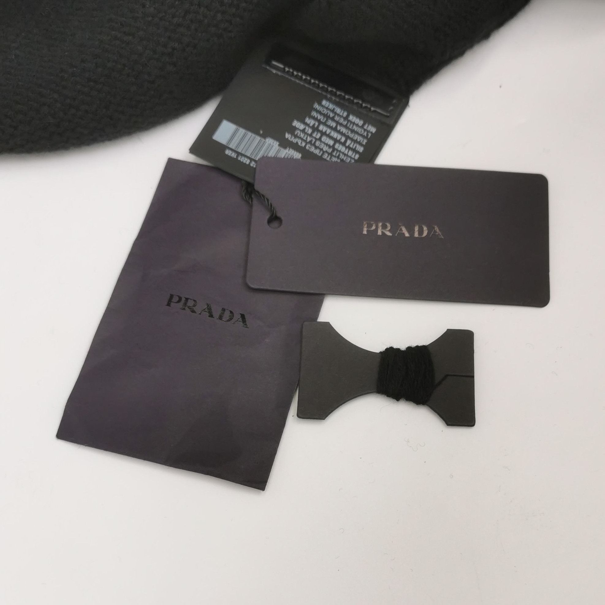 Prada Prada Black Cashmere High-Neck Long Sleeve Dress - dmc Size S / US 4 / IT 40 - 4 Thumbnail
