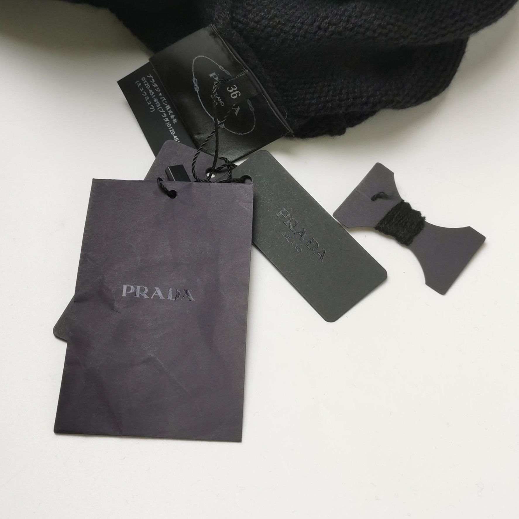 Prada Prada Black Cashmere Turtleneck Dress - dmc Size XS / US 0-2 / IT 36-38 - 4 Thumbnail