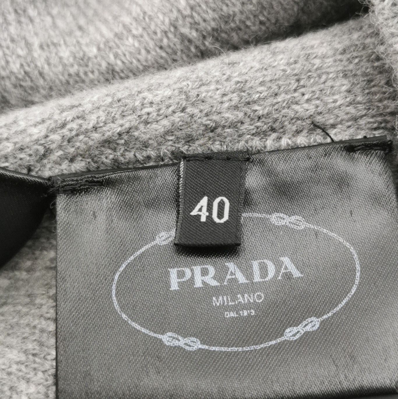Prada Grey Cashmere Pants in Size 40 - dmc