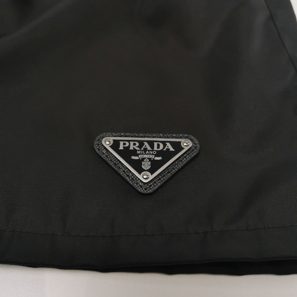 Prada Prada Solid Color Triangle Logo Shorts - dmc Size 40" / US 18 - 4 Thumbnail