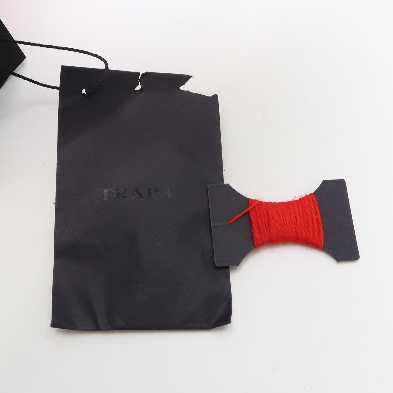 Prada Prada Red V-Neck Wool Sweater with Embellishments - dmc Size M / US 6-8 / IT 42-44 - 4 Thumbnail