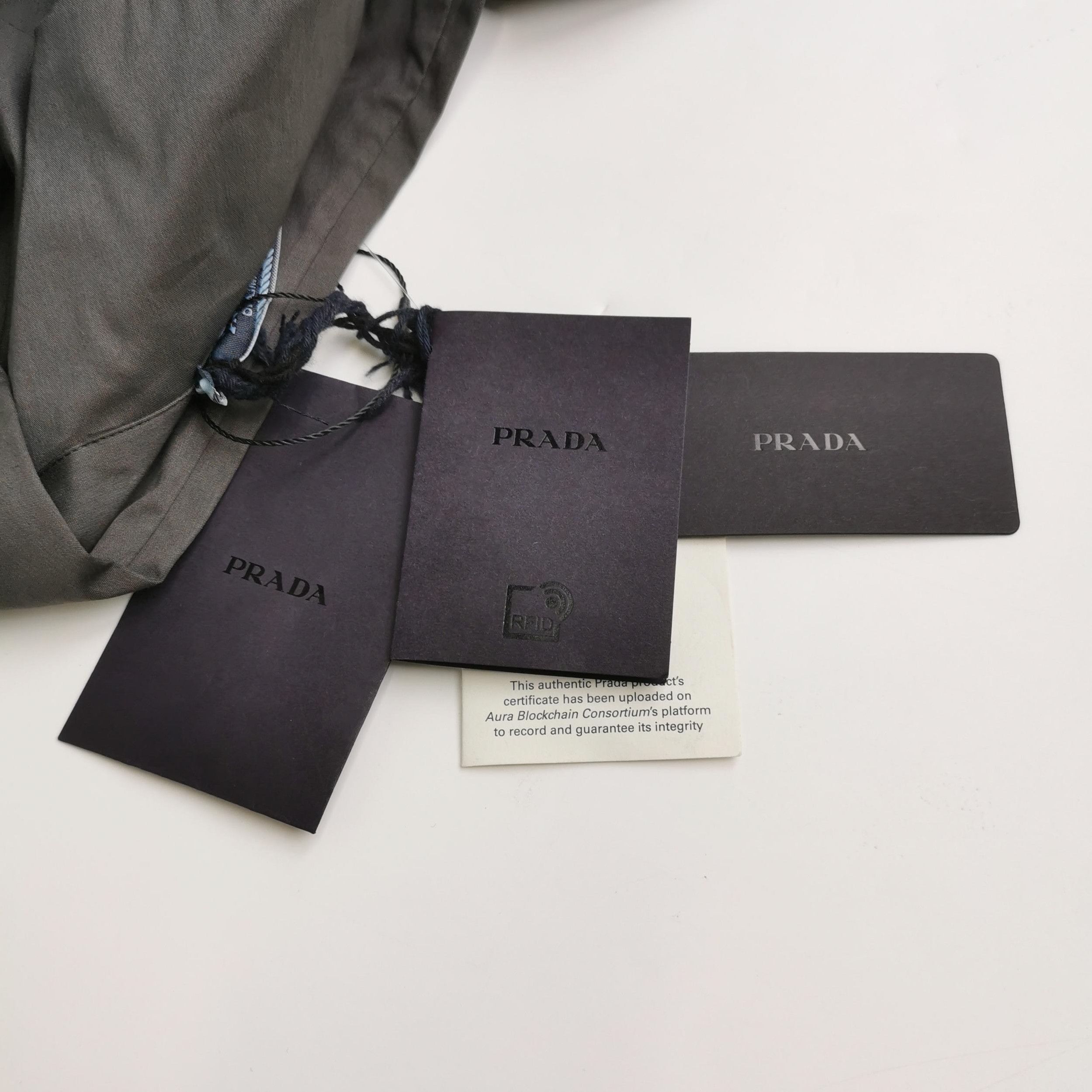Prada Prada Long Sleeve Button-Up Jumpsuit in Black - dmc Size 40" / US 18 - 3 Thumbnail