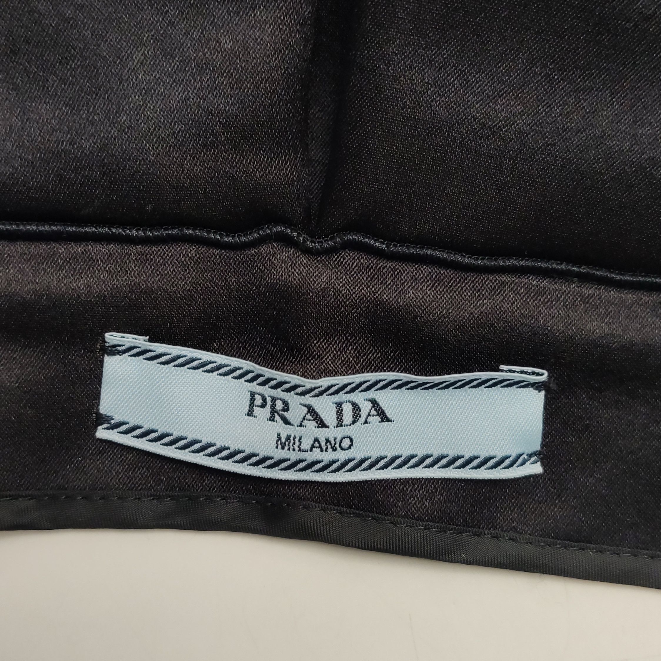 Prada Prada Black Silk Pleated Midi Skirt - dmc Size 40" / US 18 - 10 Thumbnail