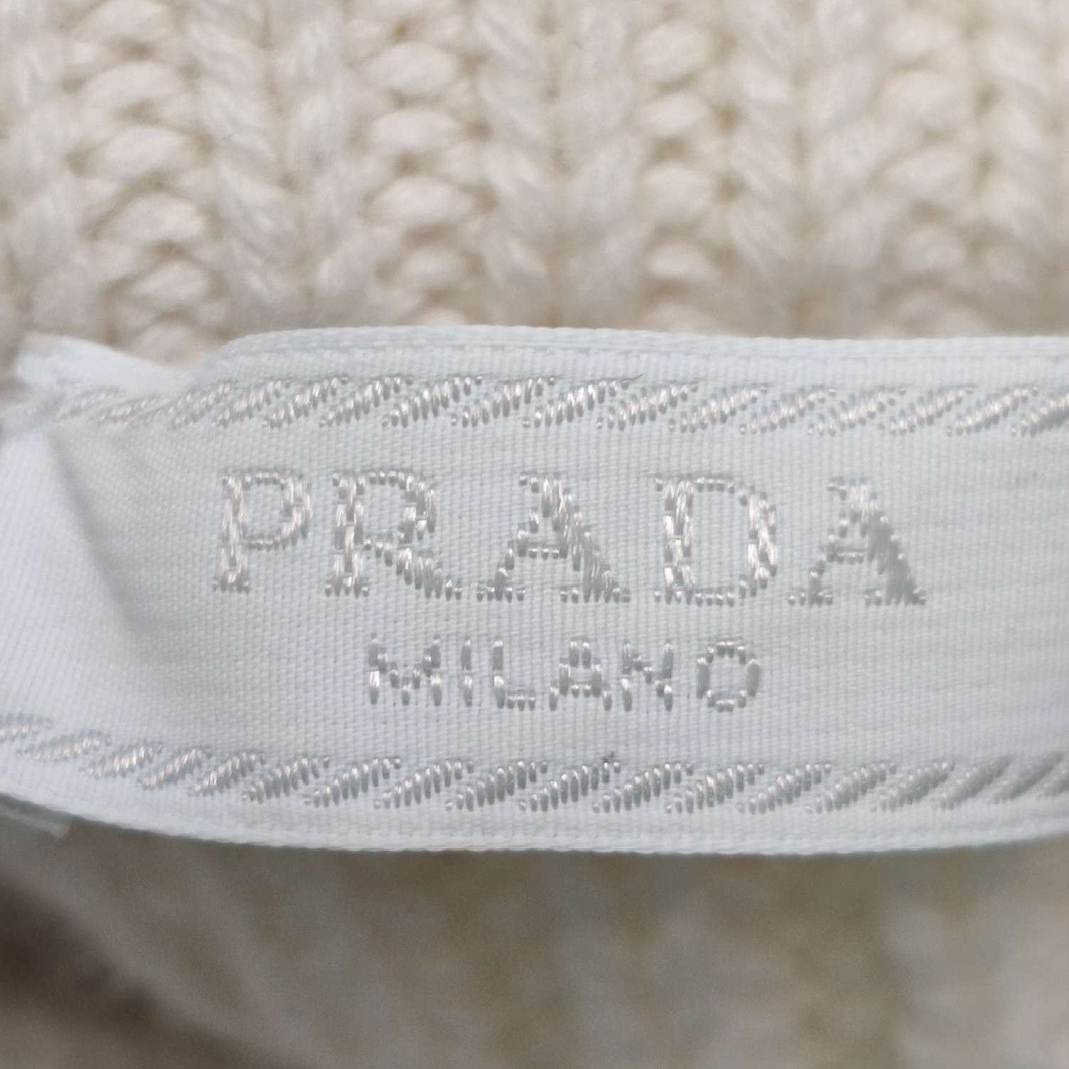 Prada Prada Logo Crewneck Sweater in Cashmere - dmc Size L / US 10 / IT 46 - 5 Thumbnail