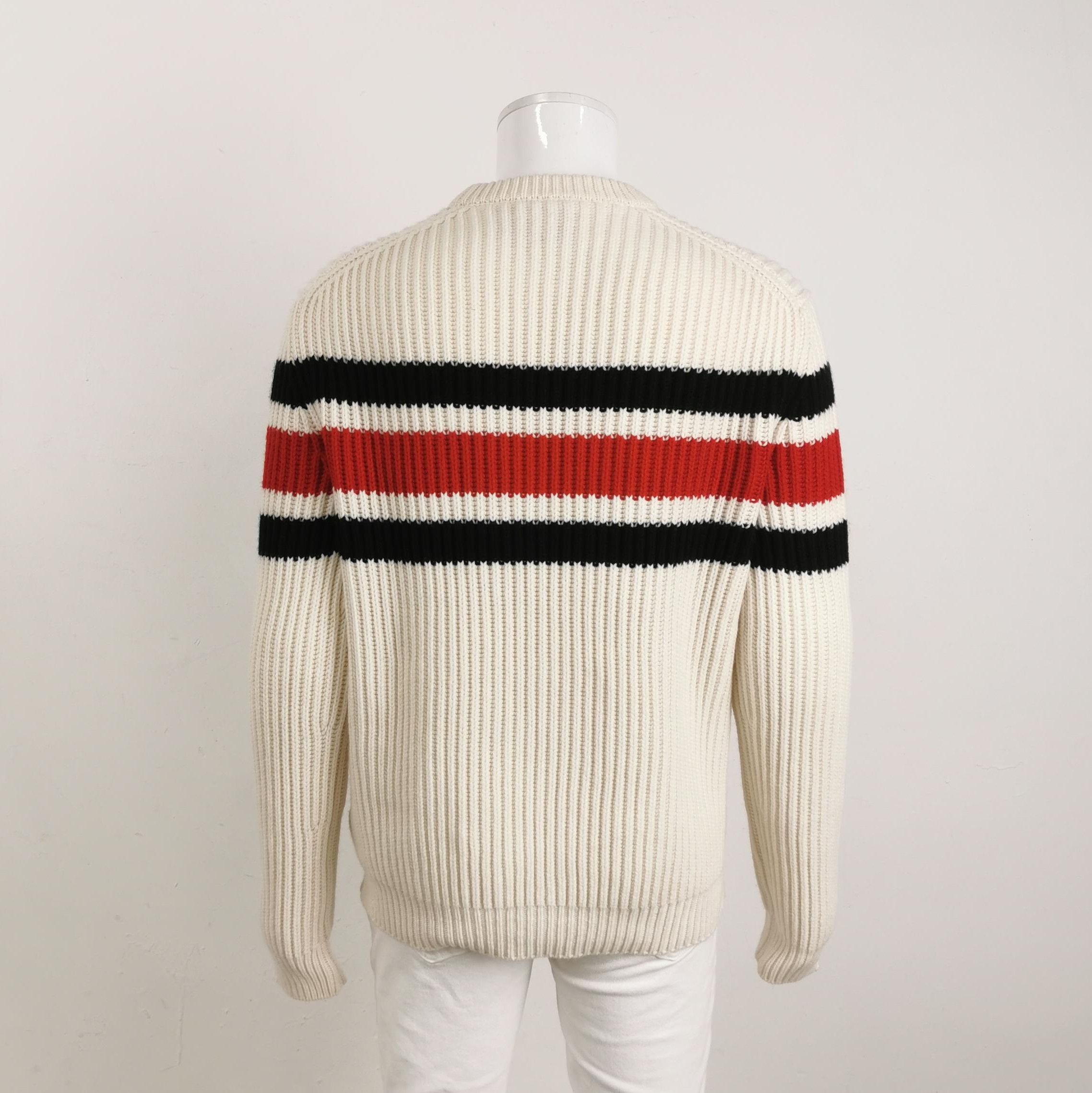 Prada Prada Logo Crewneck Sweater in Cashmere - dmc Size L / US 10 / IT 46 - 2 Thumbnail
