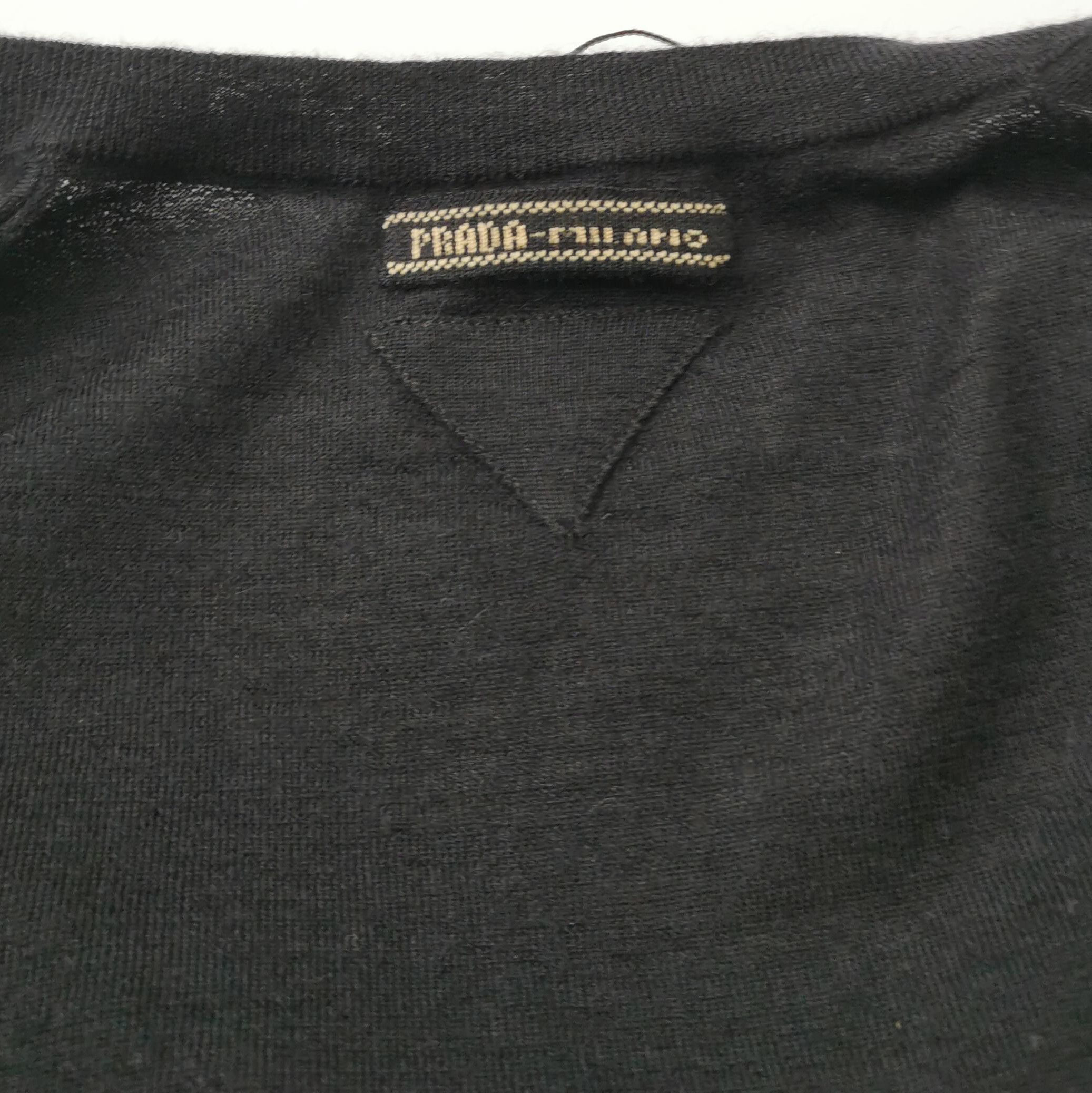 Prada Prada Black Cashmere Zip Cardigan Sweater - dmc Size XXS / US 00 / IT 34 - 3 Thumbnail