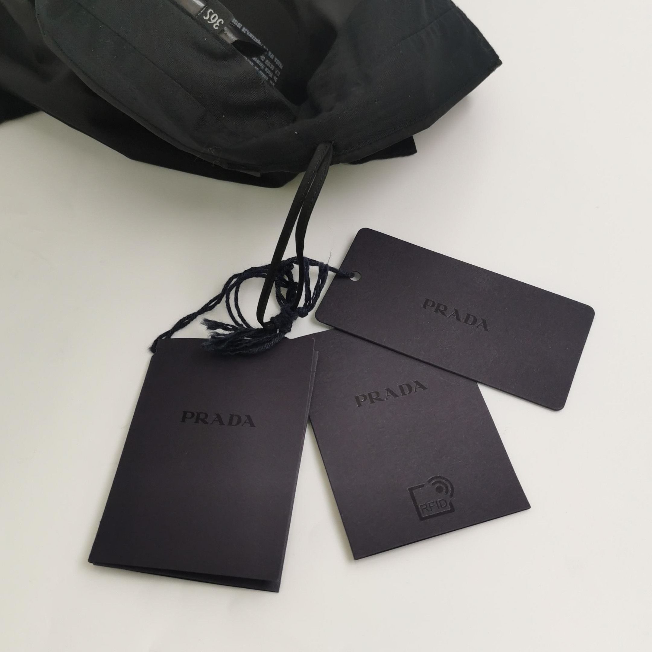 Prada Prada Solid Black Silk Triangle Logo Trousers - dmc Size 36" / US 14 / IT 50 - 4 Thumbnail
