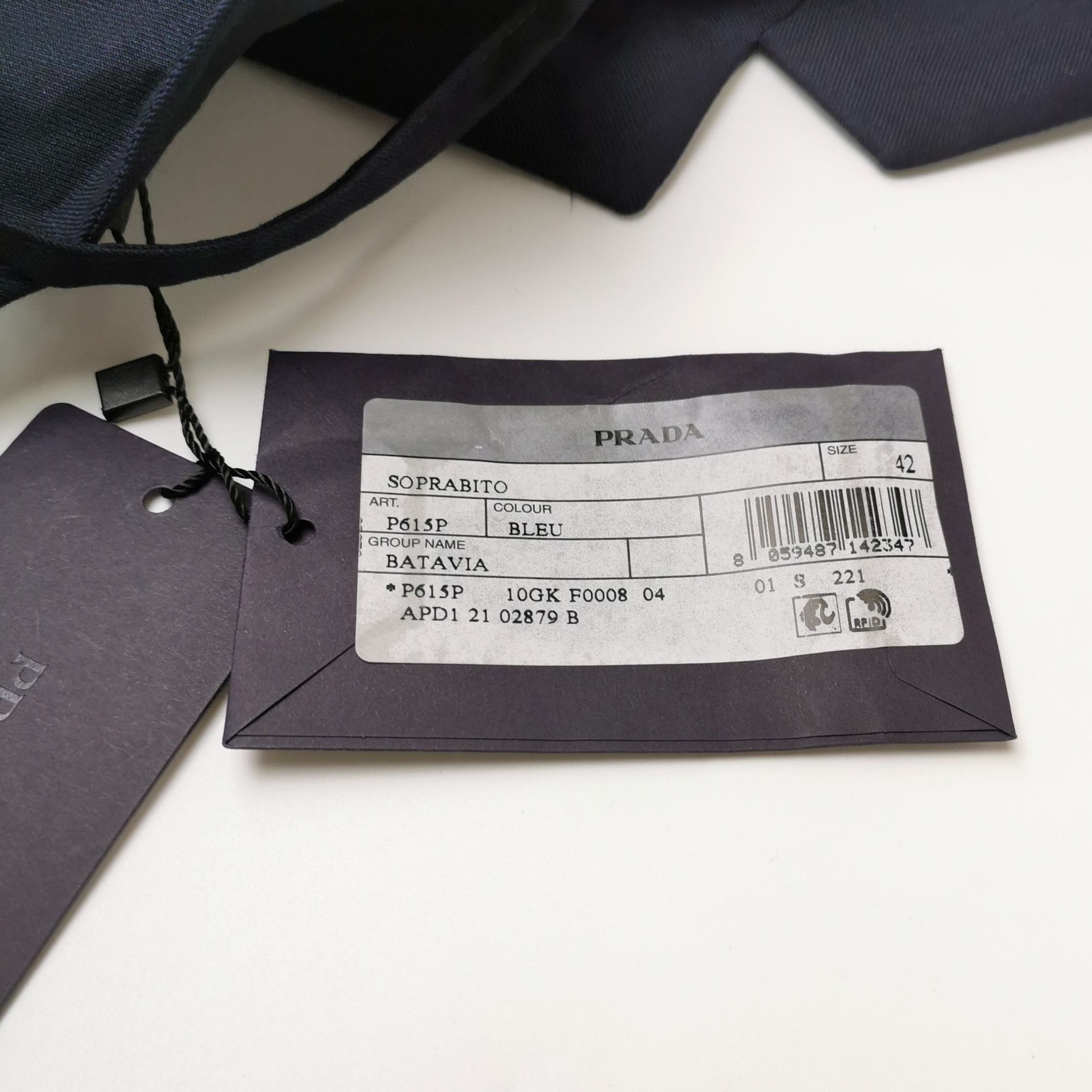 Prada Prada Wool Long Button-Up Coat - dmc Size L / US 10 / IT 46 - 4 Thumbnail