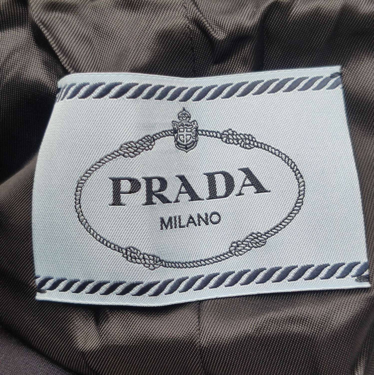 Prada Prada Wool Long Button-Up Coat - dmc Size L / US 10 / IT 46 - 5 Thumbnail