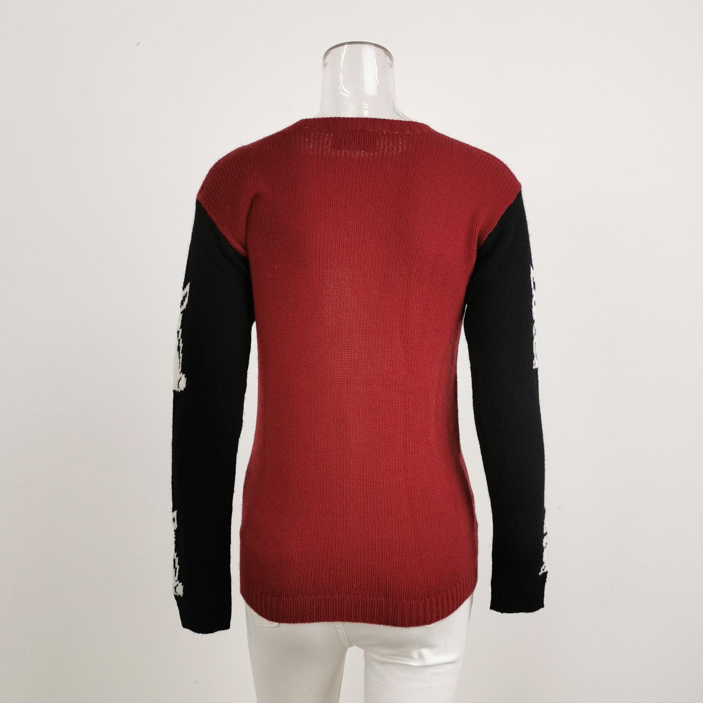 Prada Prada Color Block Graphic Knit Sweater - dmc Size S / US 4 / IT 40 - 2 Thumbnail