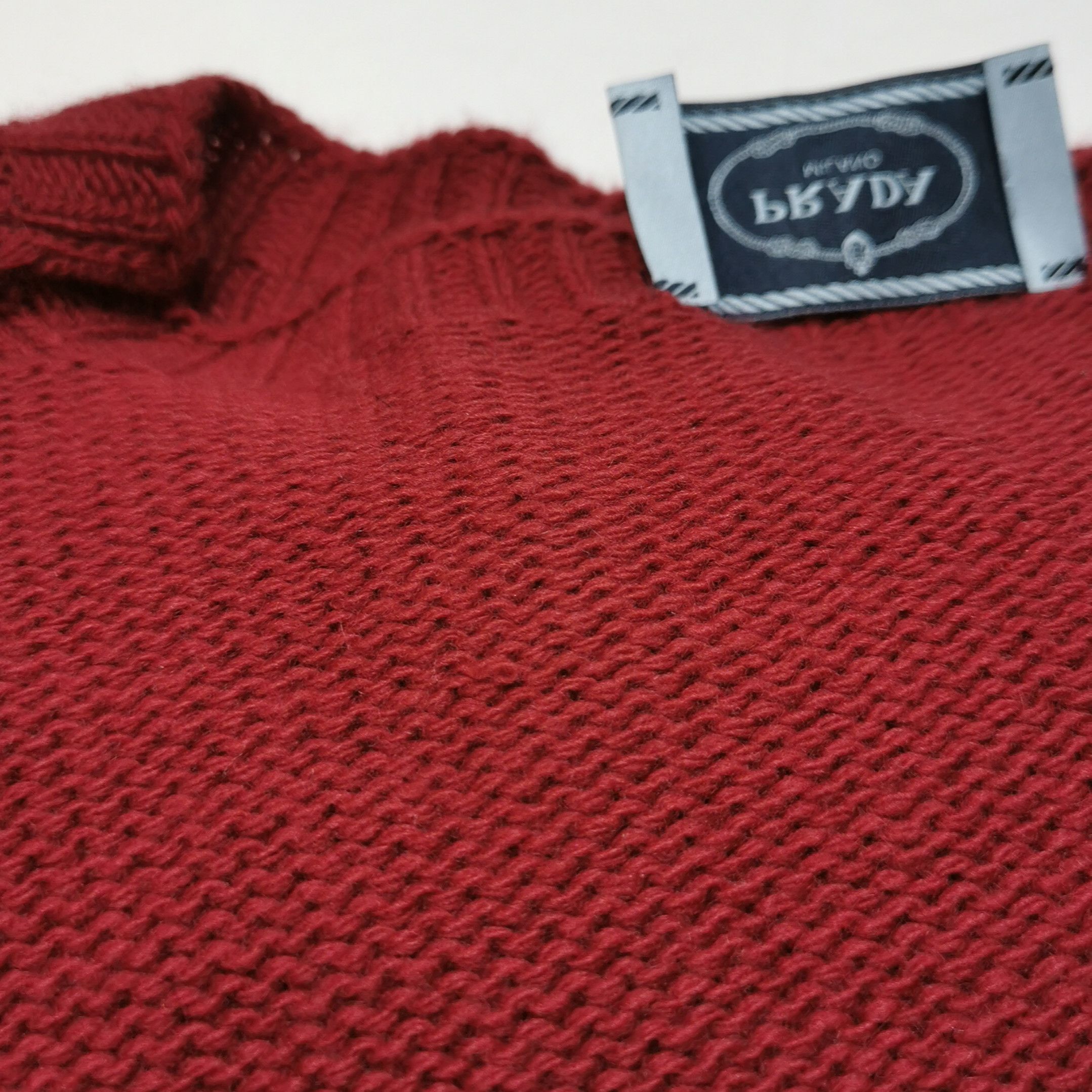 Prada Prada Color Block Graphic Knit Sweater - dmc Size S / US 4 / IT 40 - 7 Thumbnail