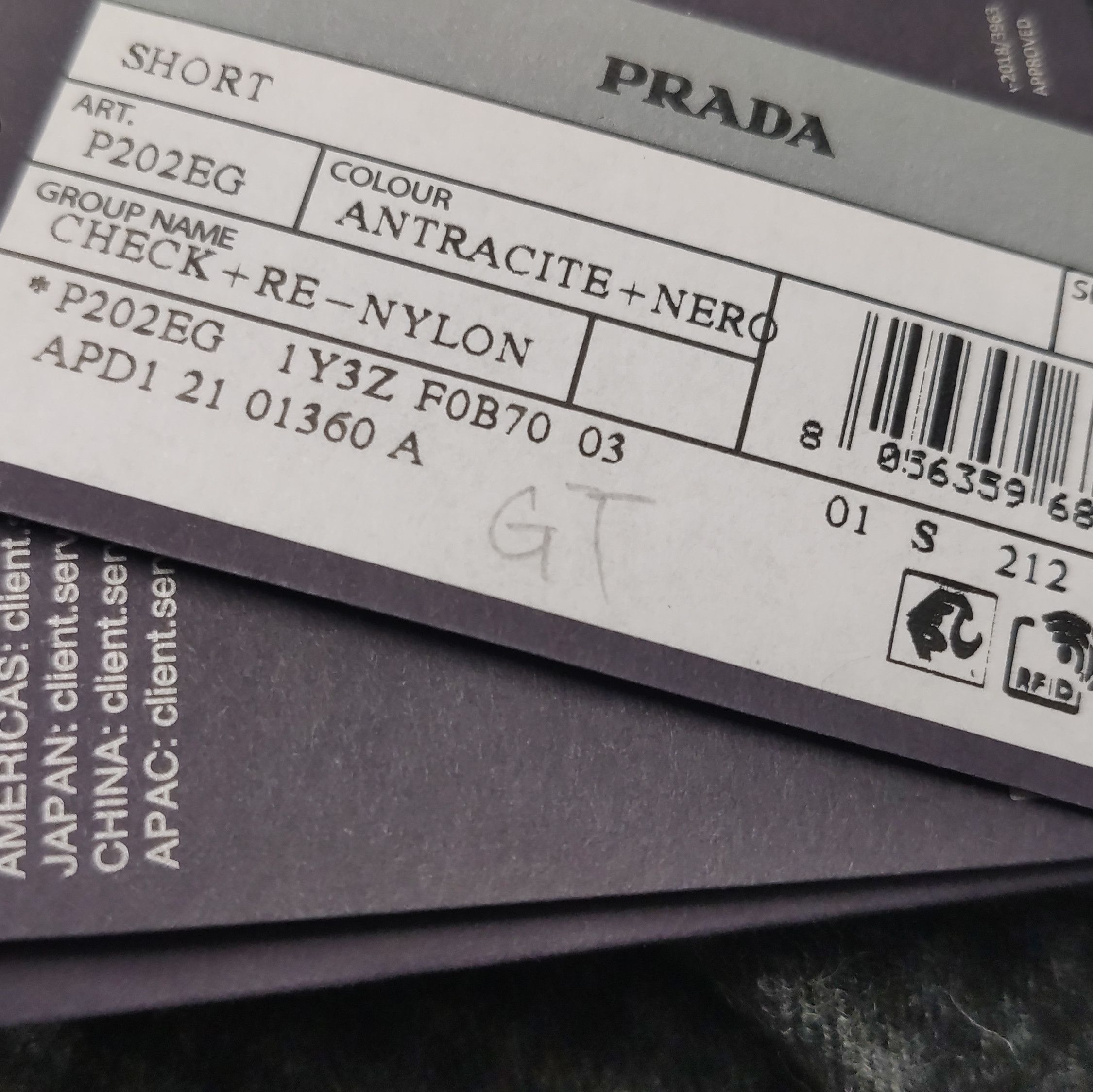 Prada Prada Black Wool Logo Triangle Shorts Size 40 - dmc Size 40" / US 18 - 9 Thumbnail